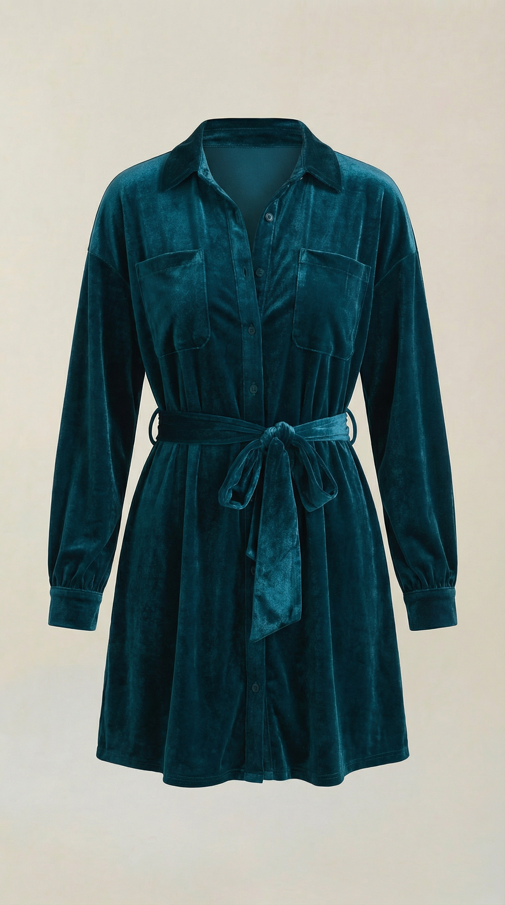 Minivestido Cecilia Gürtel Hemd