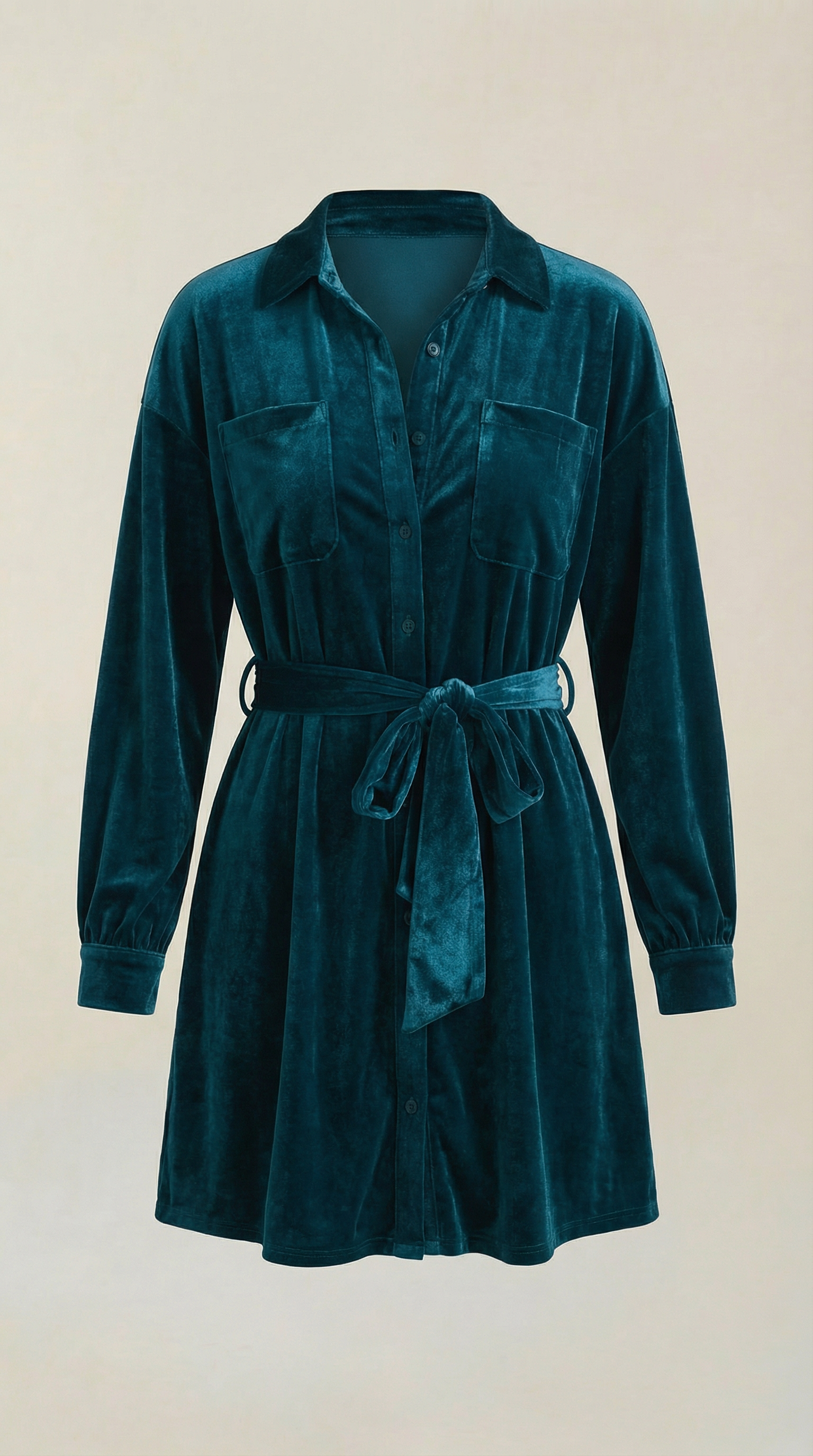 Minivestido Cecilia Gürtel Hemd