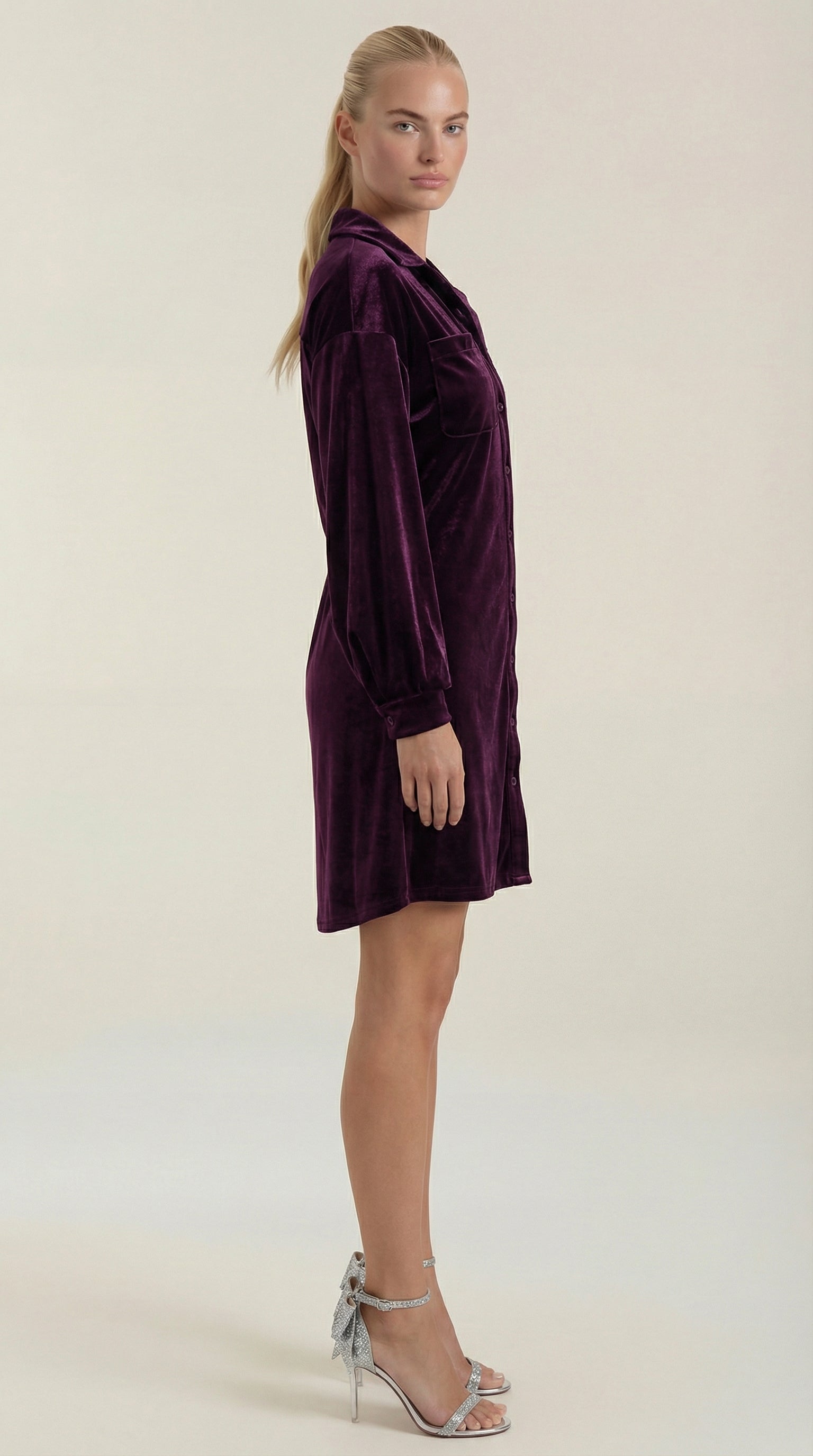 Minivestido Cecilia Gürtel Hemd