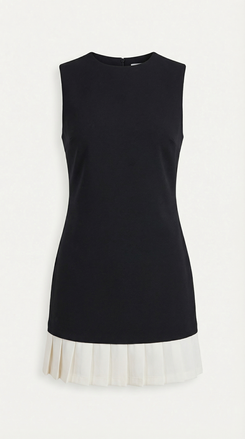 Céline Vestido Mini Sin Mangas con Corte A