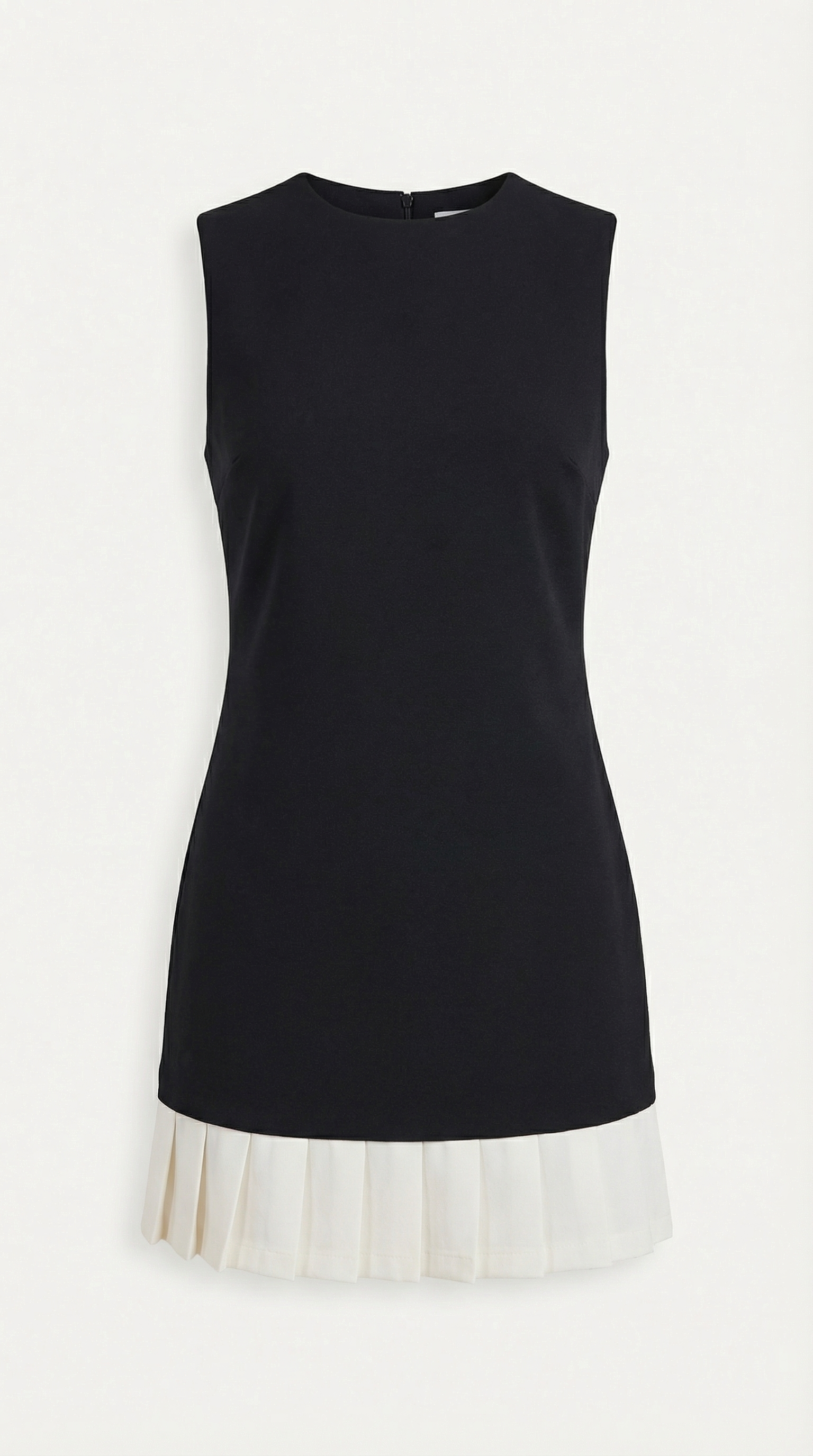 Céline Vestido Mini Sin Mangas con Corte A