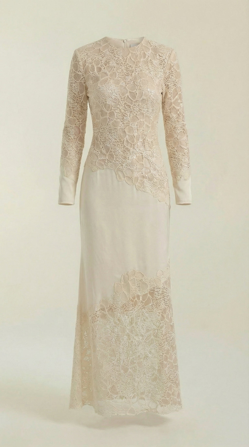 Vestido Maxi Elise con Lentejuelas y Encaje