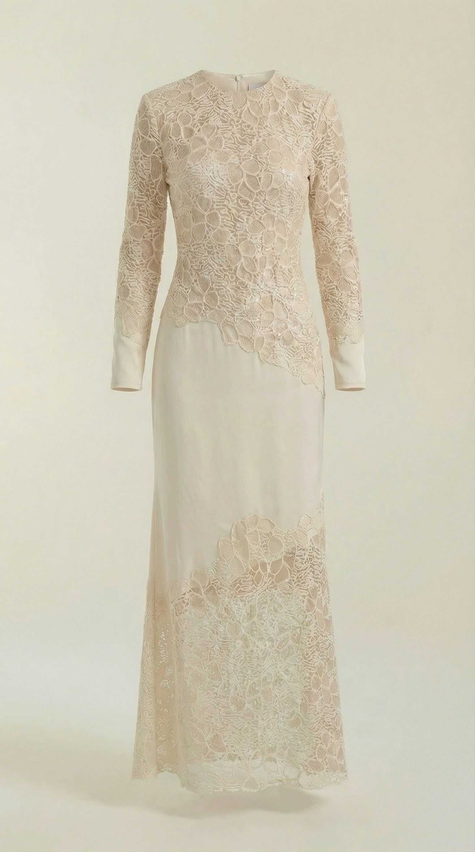 Vestido Maxi Elise con Lentejuelas y Encaje