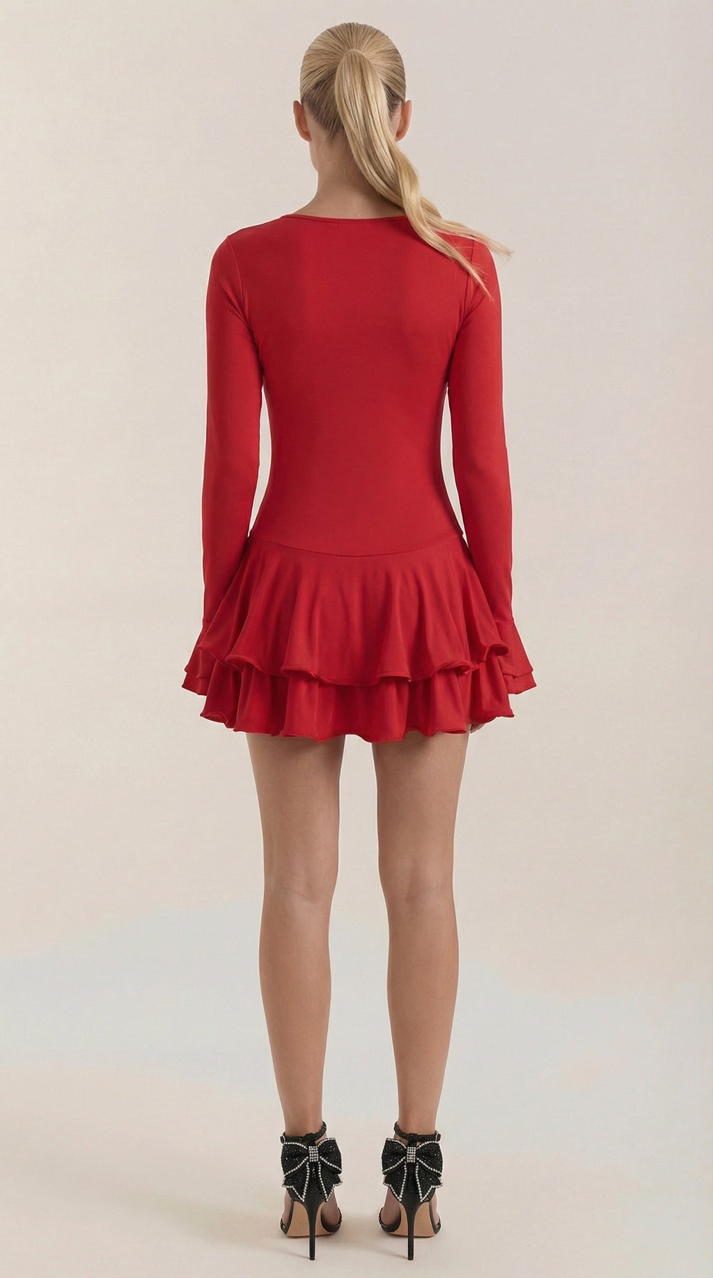 Vestido Corto Estelle con Volantes