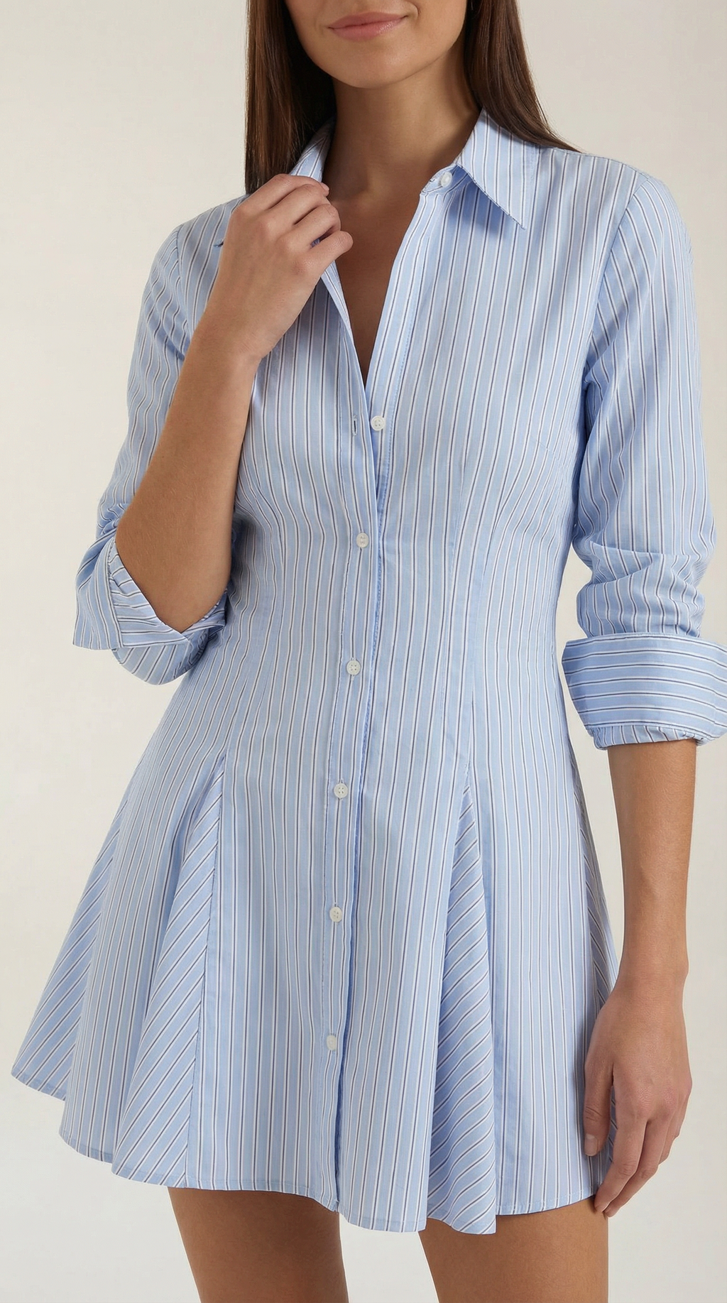 Vestido Camisero a Rayas Jeanette