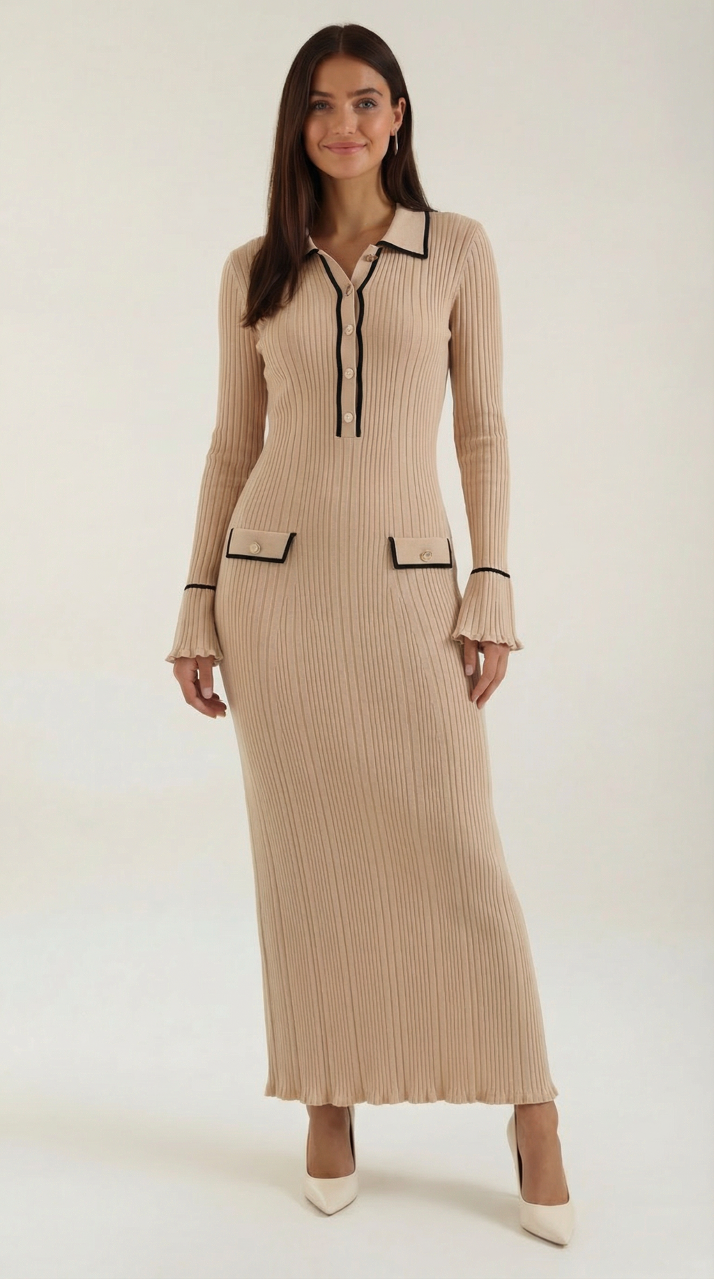 Vestido Largo de Punto Josephine