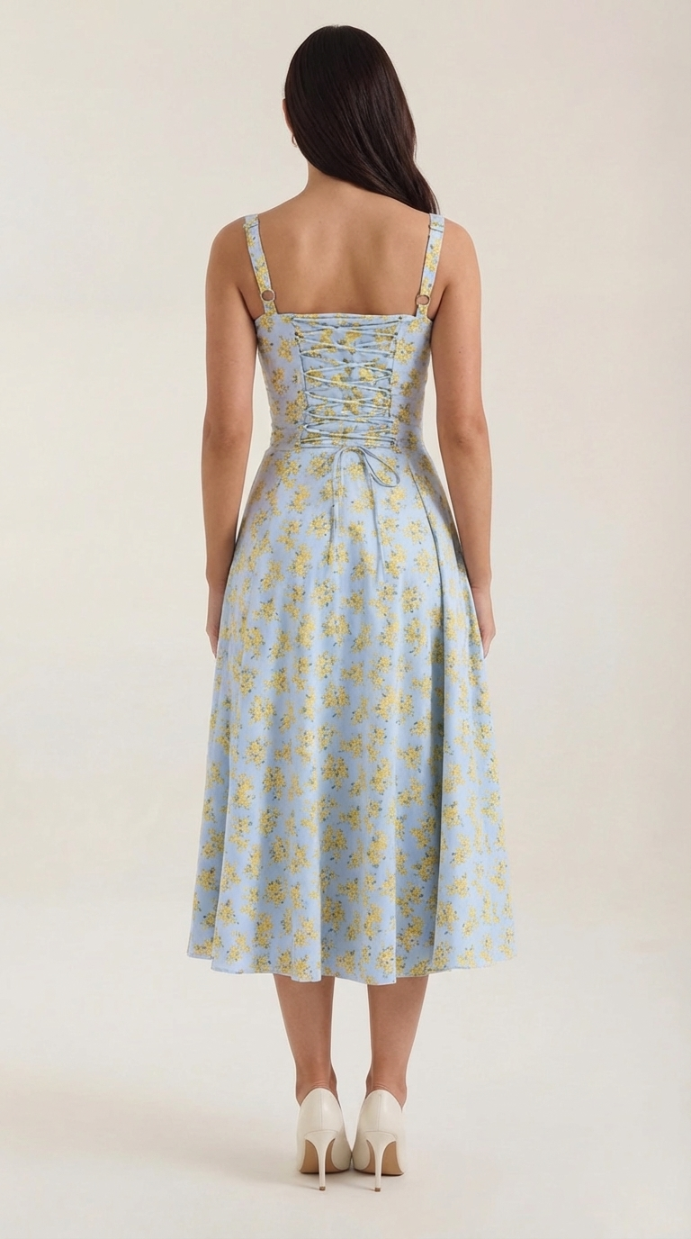 Vestido Midi de Verano Julia - Alta calidad