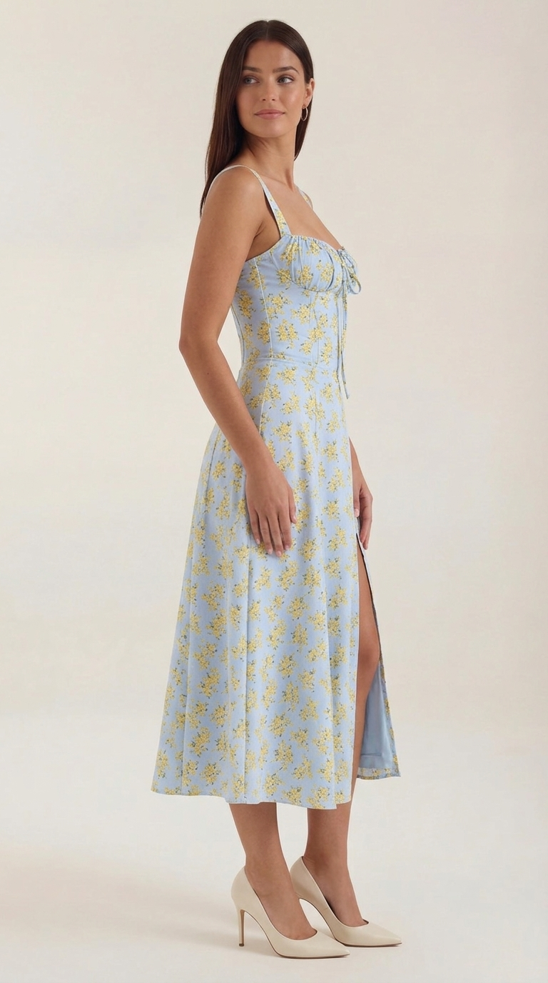 Vestido Midi de Verano Julia - Alta calidad