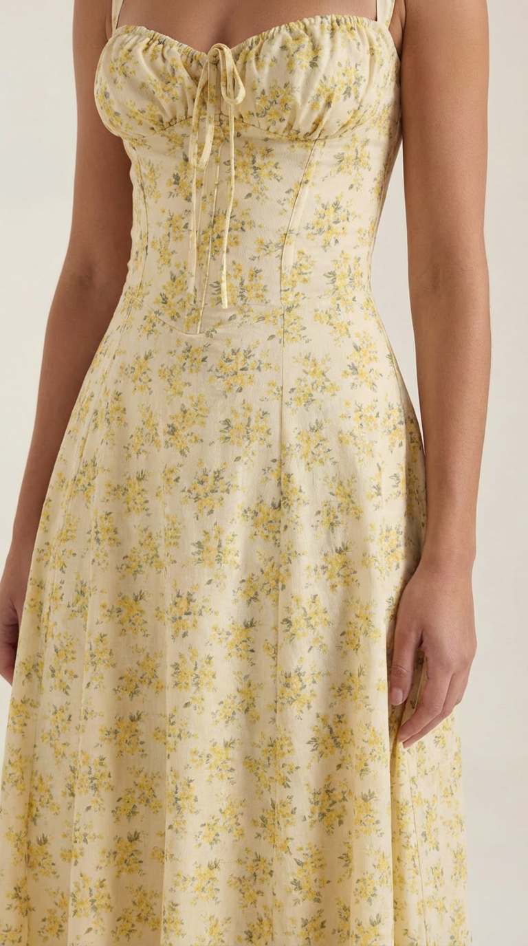 Vestido Midi de Verano Julia - Alta calidad