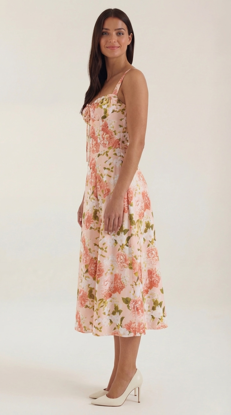 Vestido Midi de Verano Julia - Alta calidad