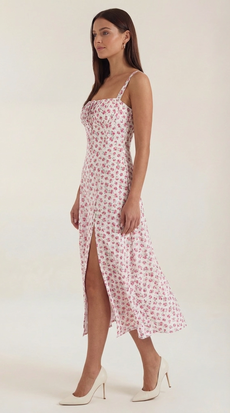Vestido Midi de Verano Julia - Alta calidad