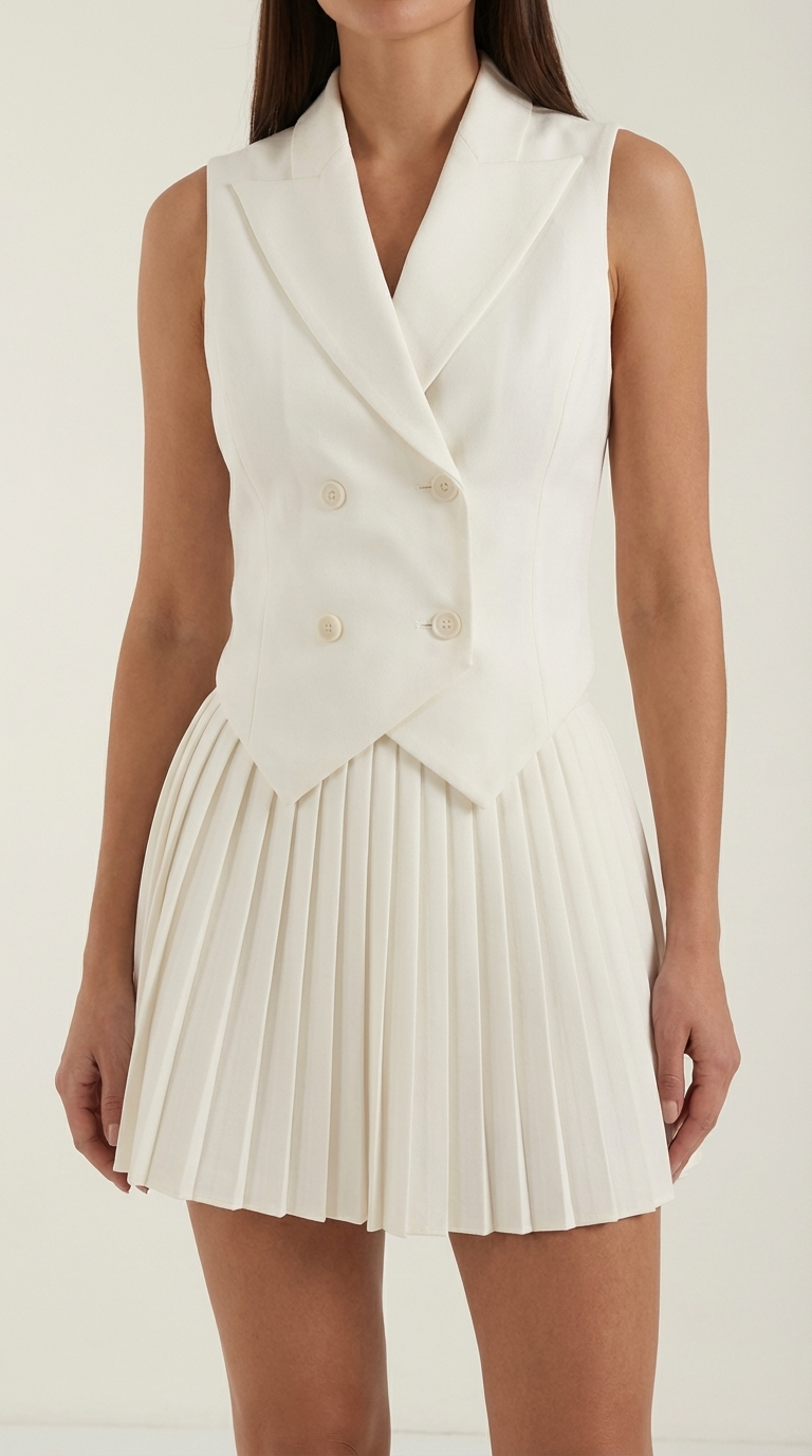 Conjunto Kimberly: Blazer, Chaleco y Falda