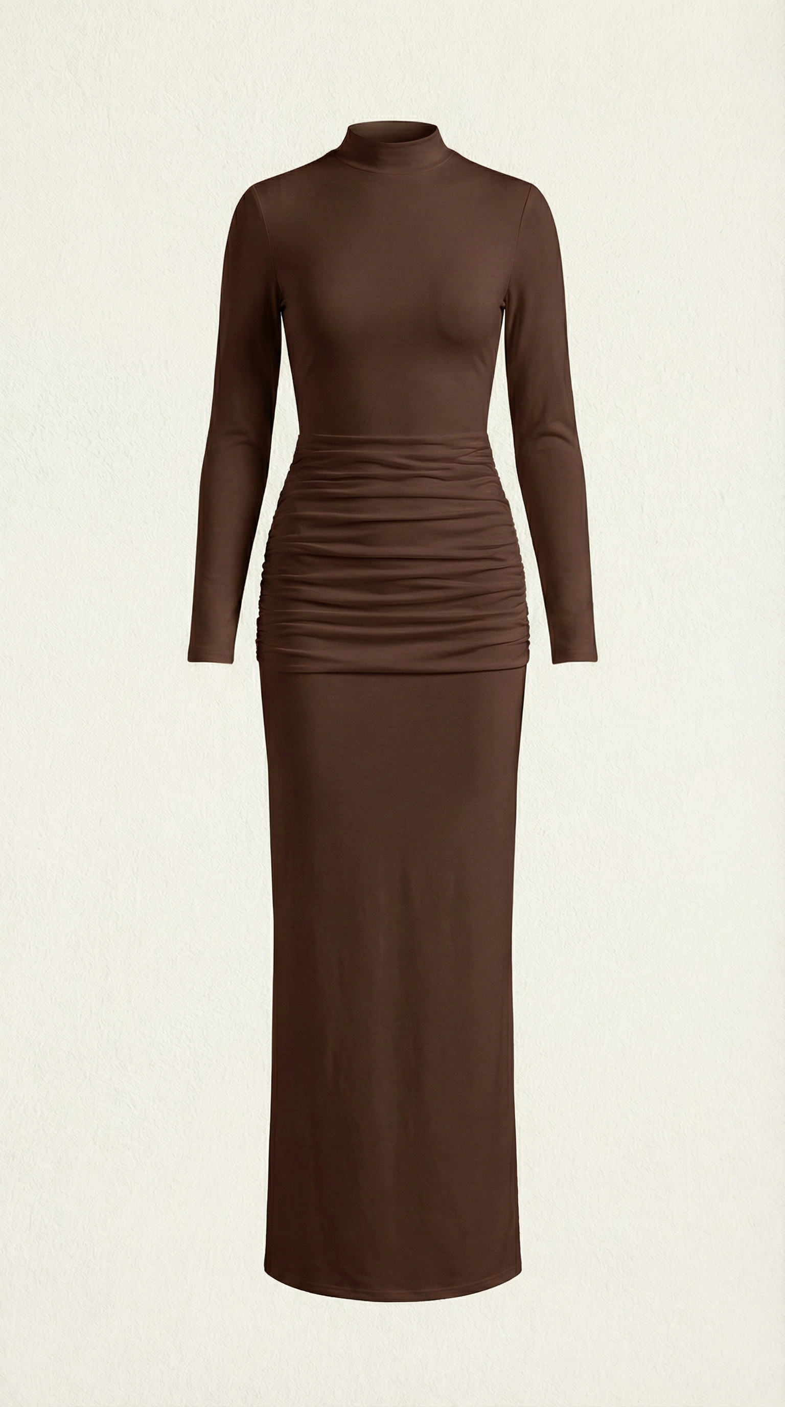 Maxi Vestido Krista de Cuello Alto