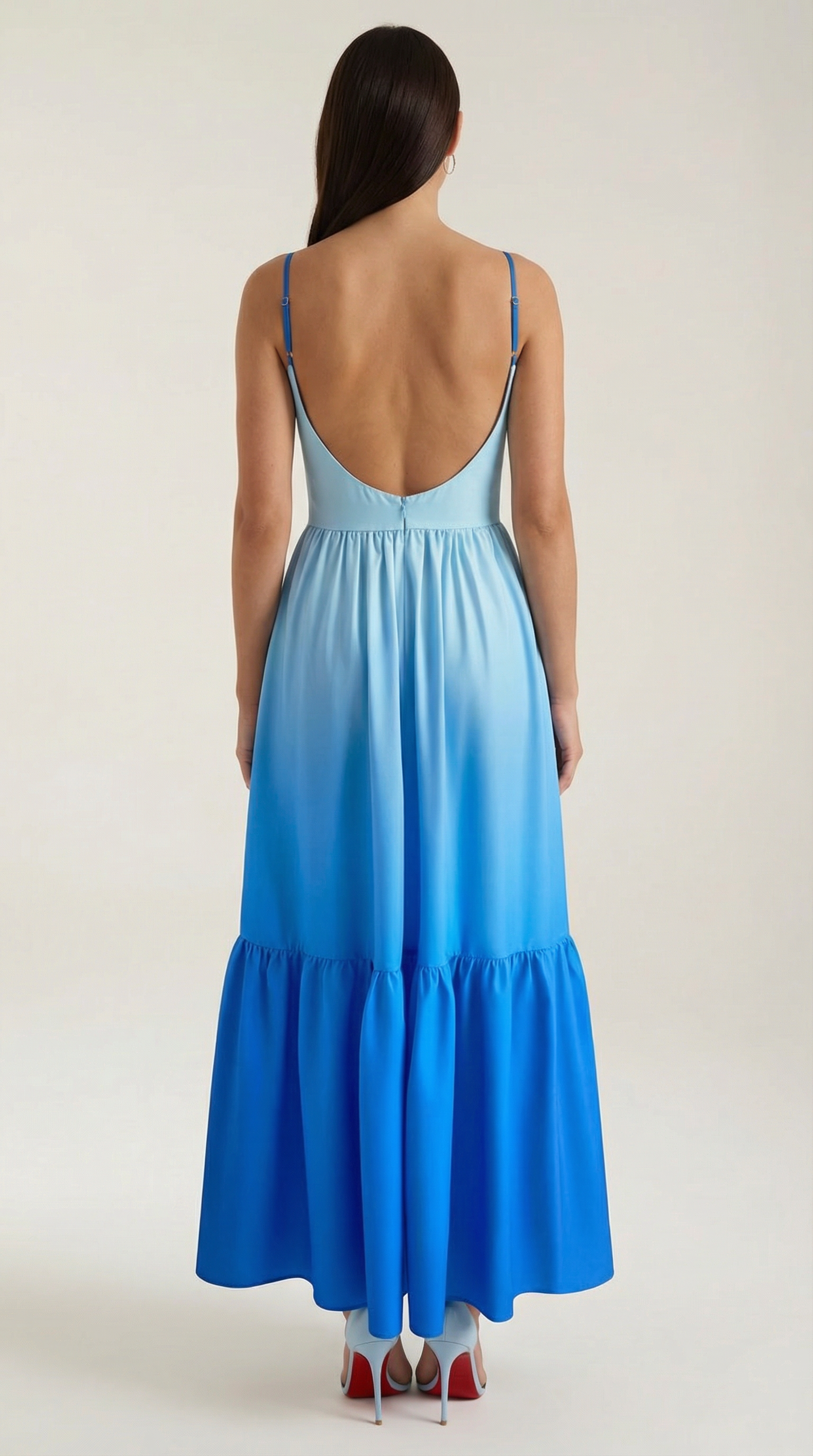 Maxi Vestido Laura con Escote