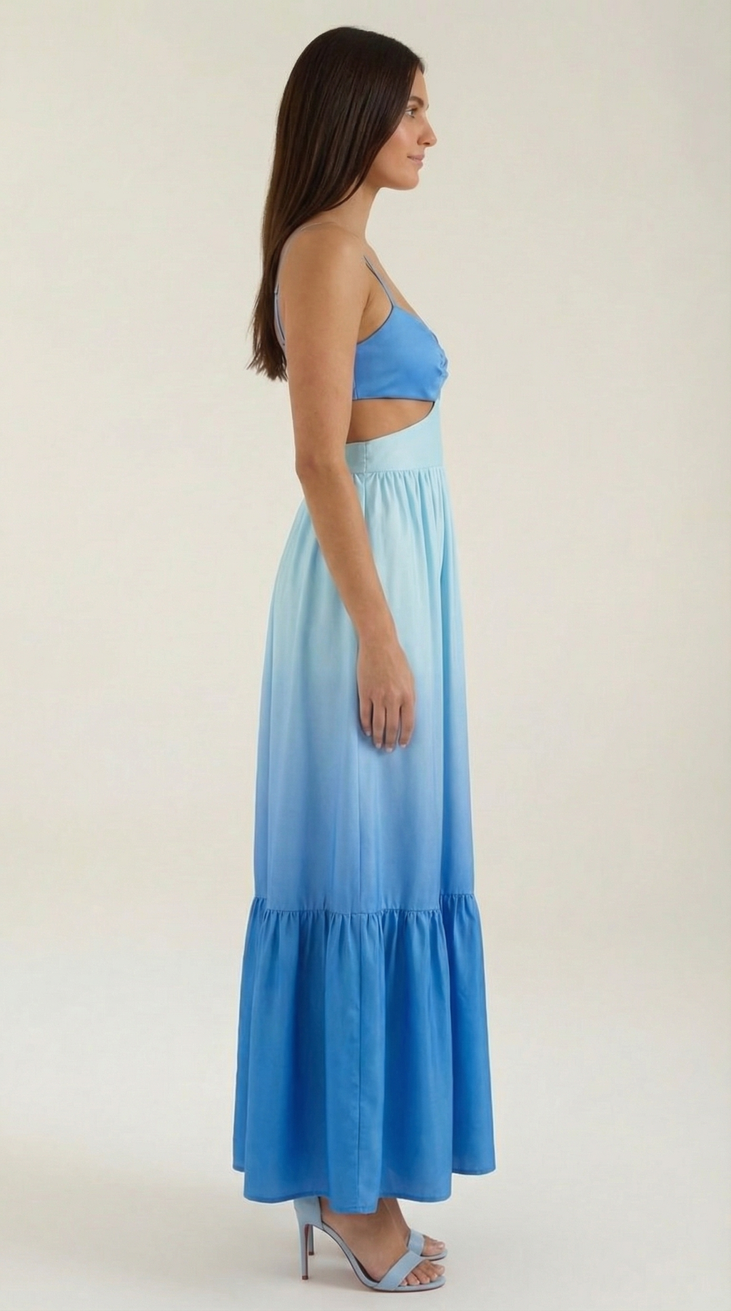 Maxi Vestido Laura con Escote
