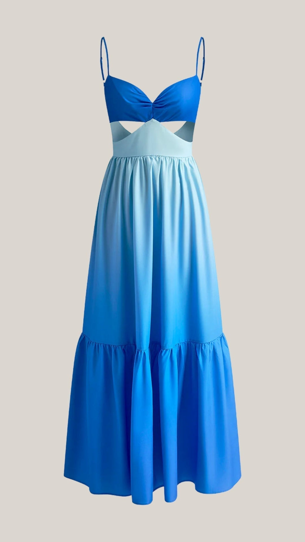 Maxi Vestido Laura con Escote