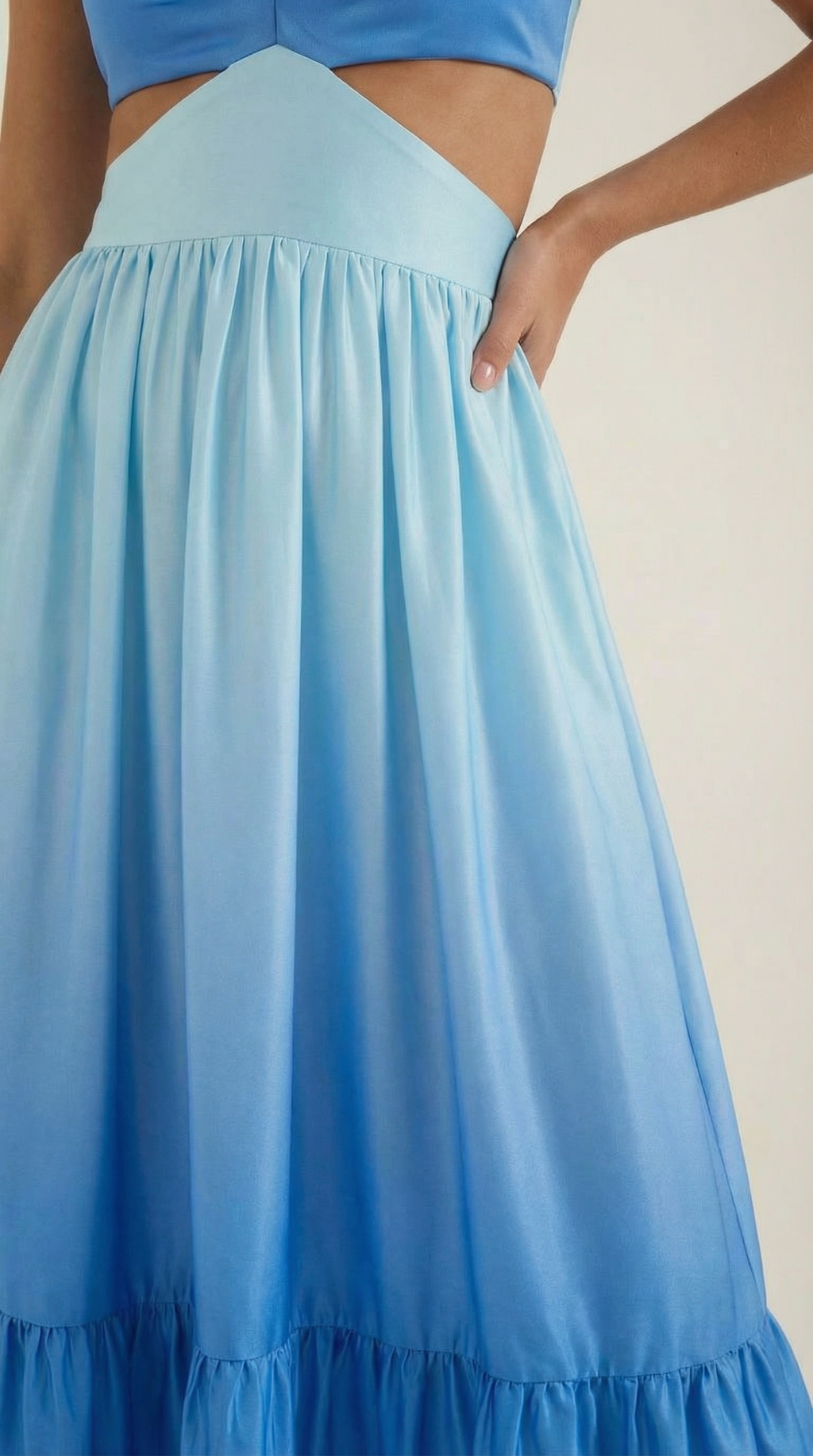 Maxi Vestido Laura con Escote