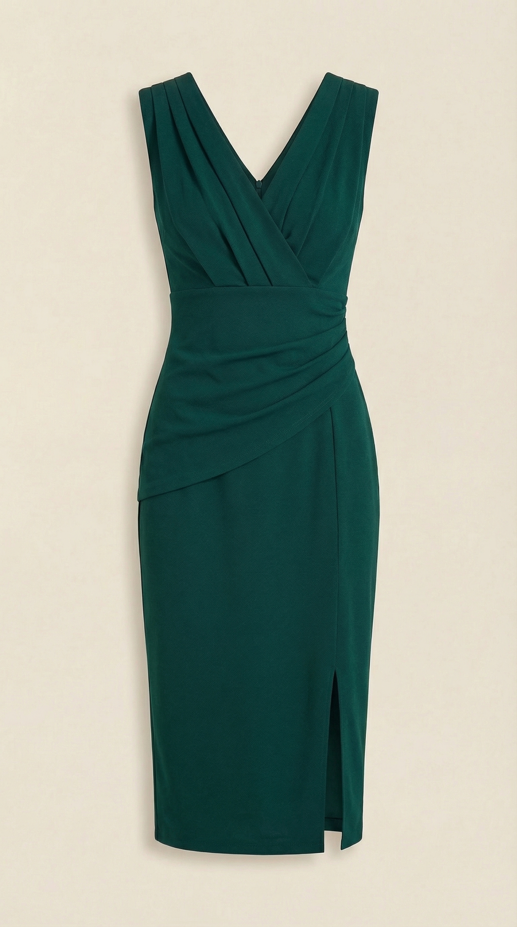 Vestido Midi Lydia con escote en forma de V