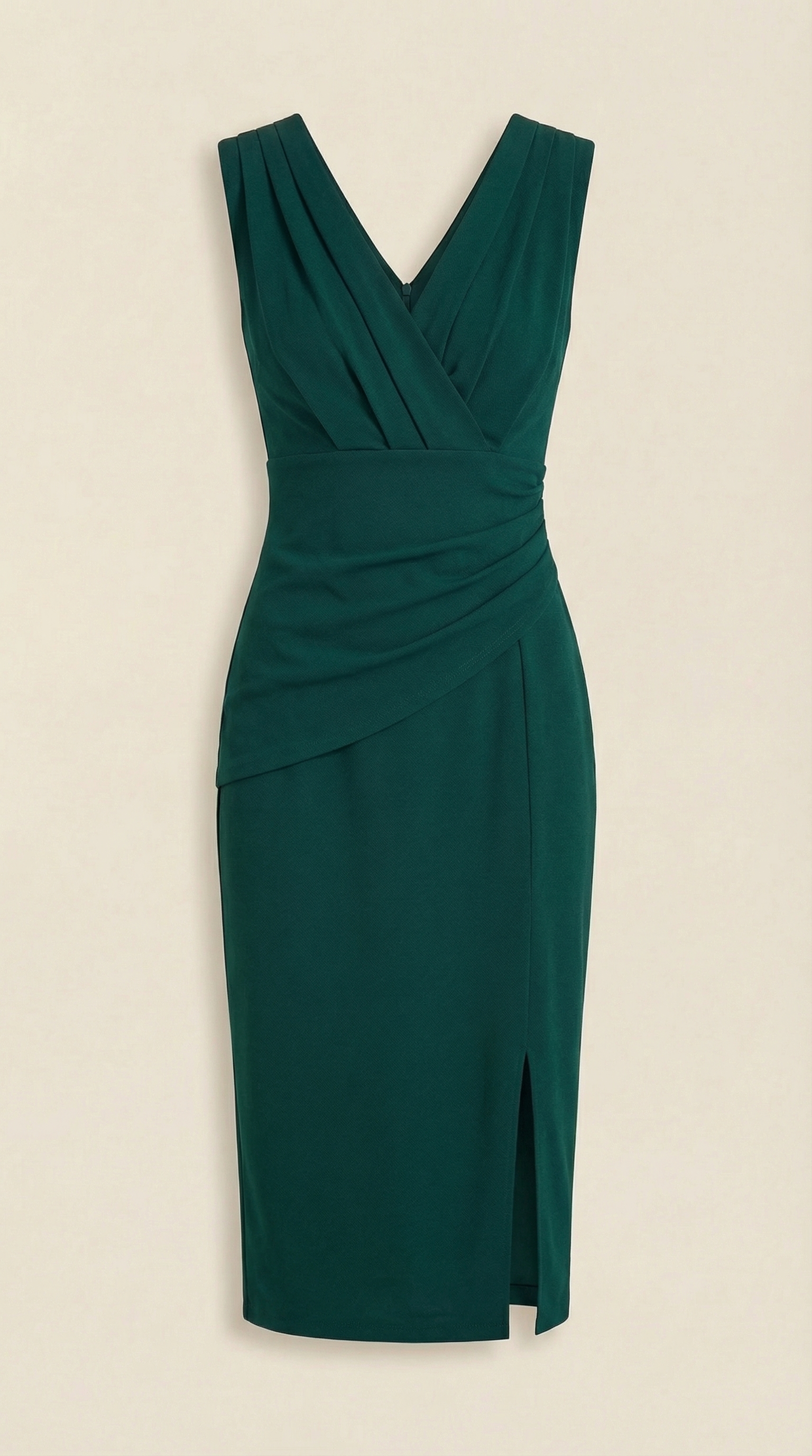 Vestido Midi Lydia con escote en forma de V
