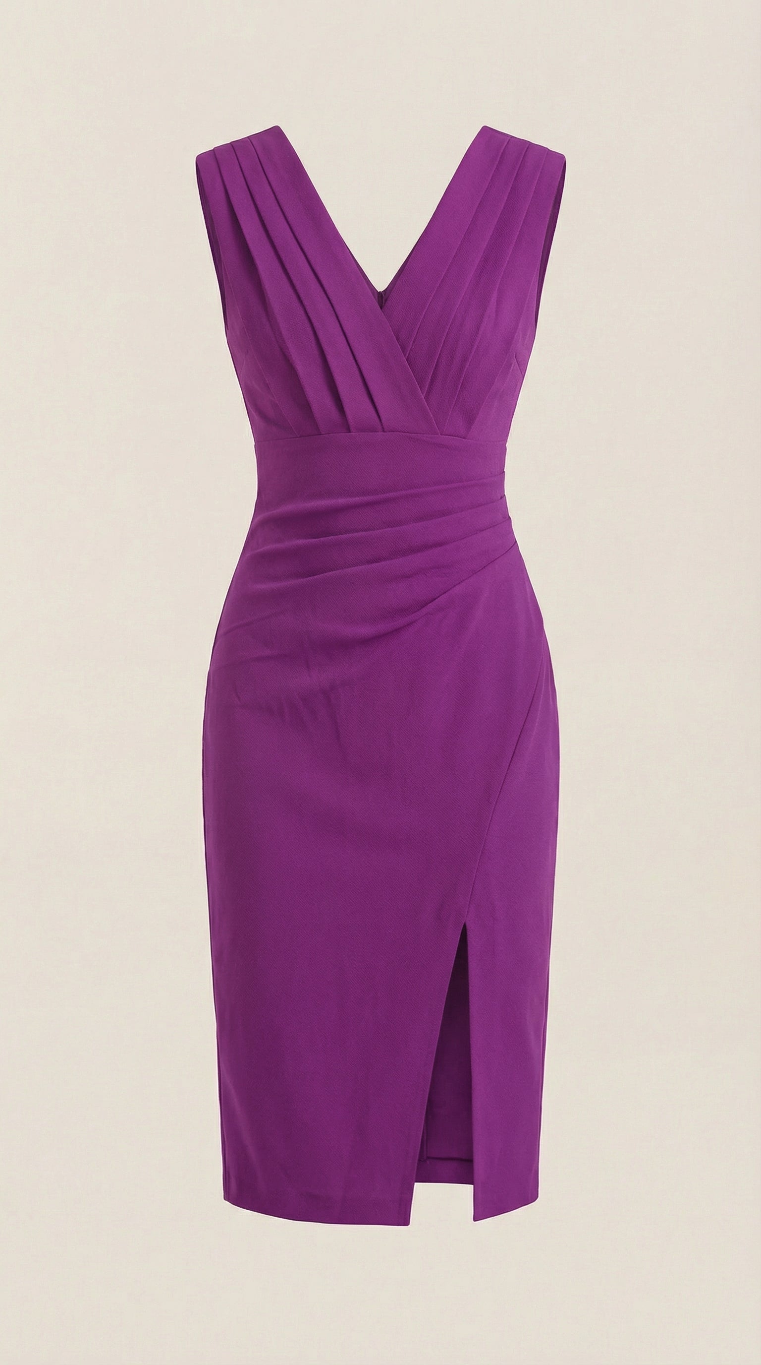 Vestido Midi Lydia con escote en forma de V