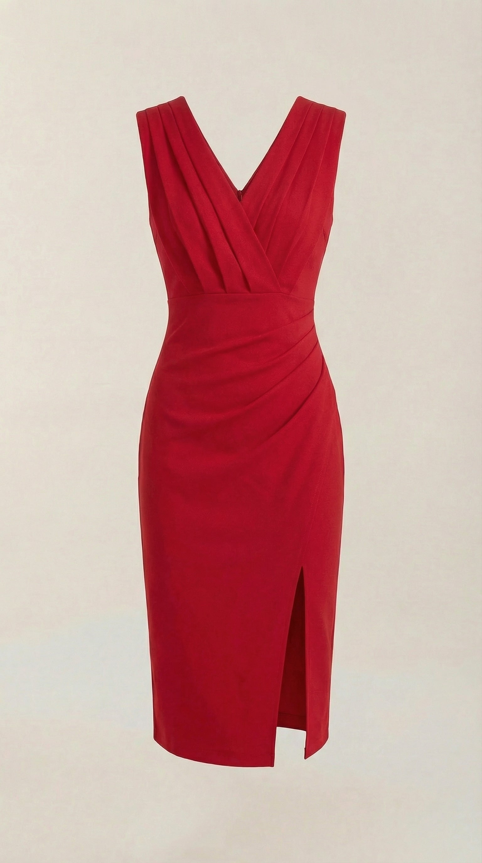 Vestido Midi Lydia con escote en forma de V