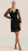 Vestido Corto Margarita con Mangas