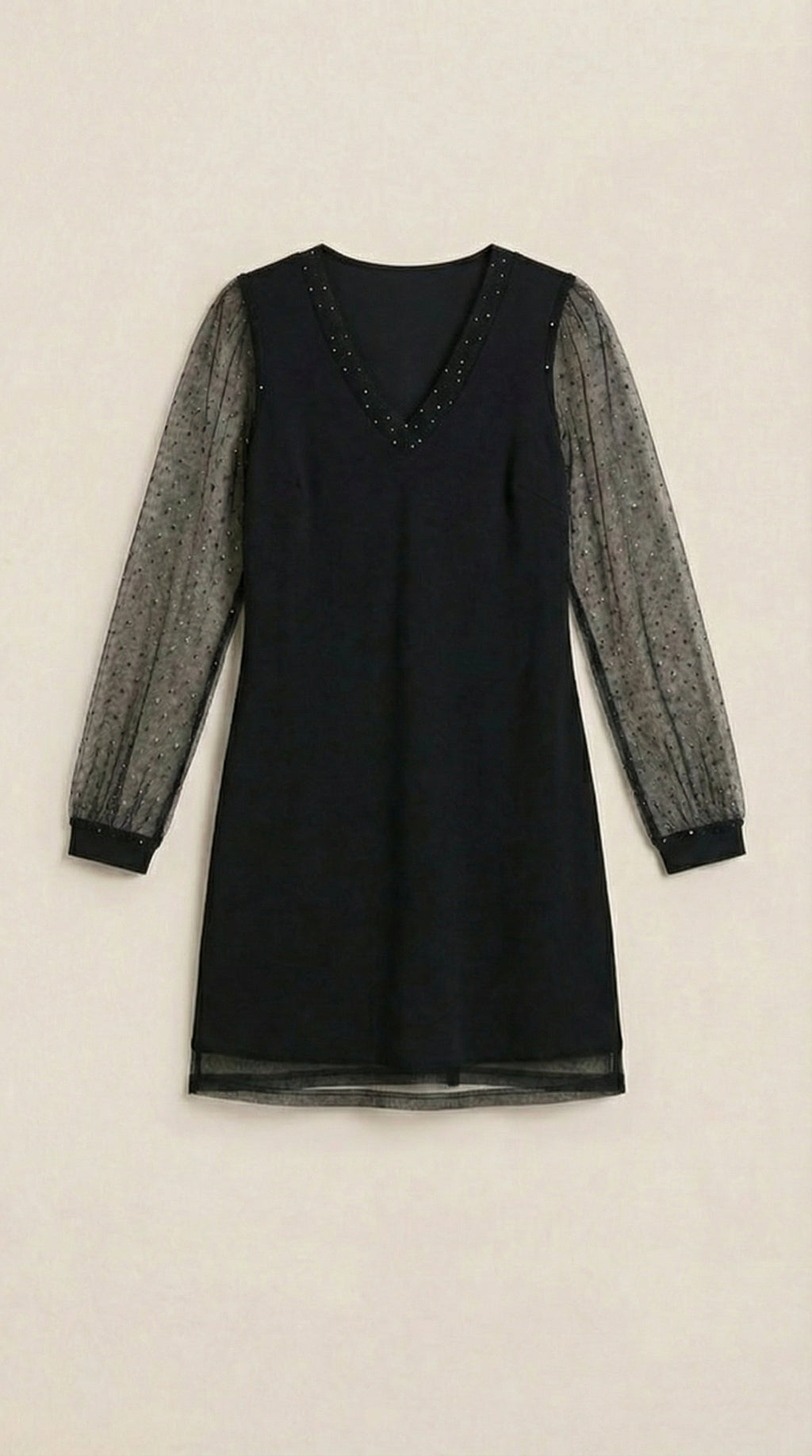 Vestido Corto Margarita con Mangas