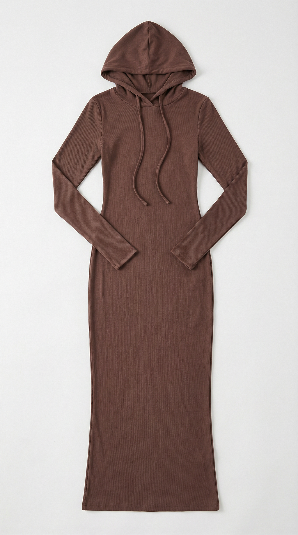 Vestido Maxi Bodycon Marilyn con Capucha Elegante