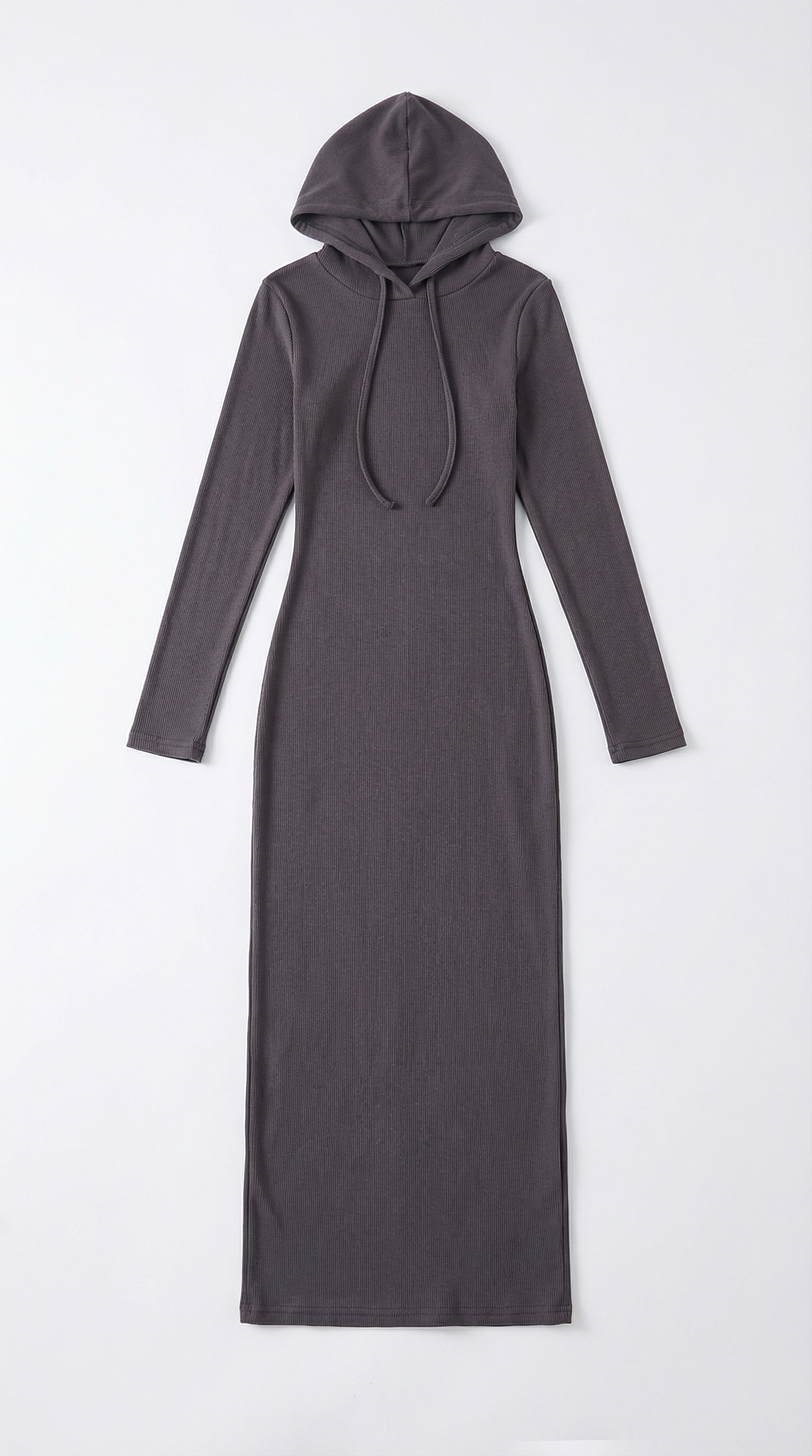 Vestido Maxi Bodycon Marilyn con Capucha Elegante