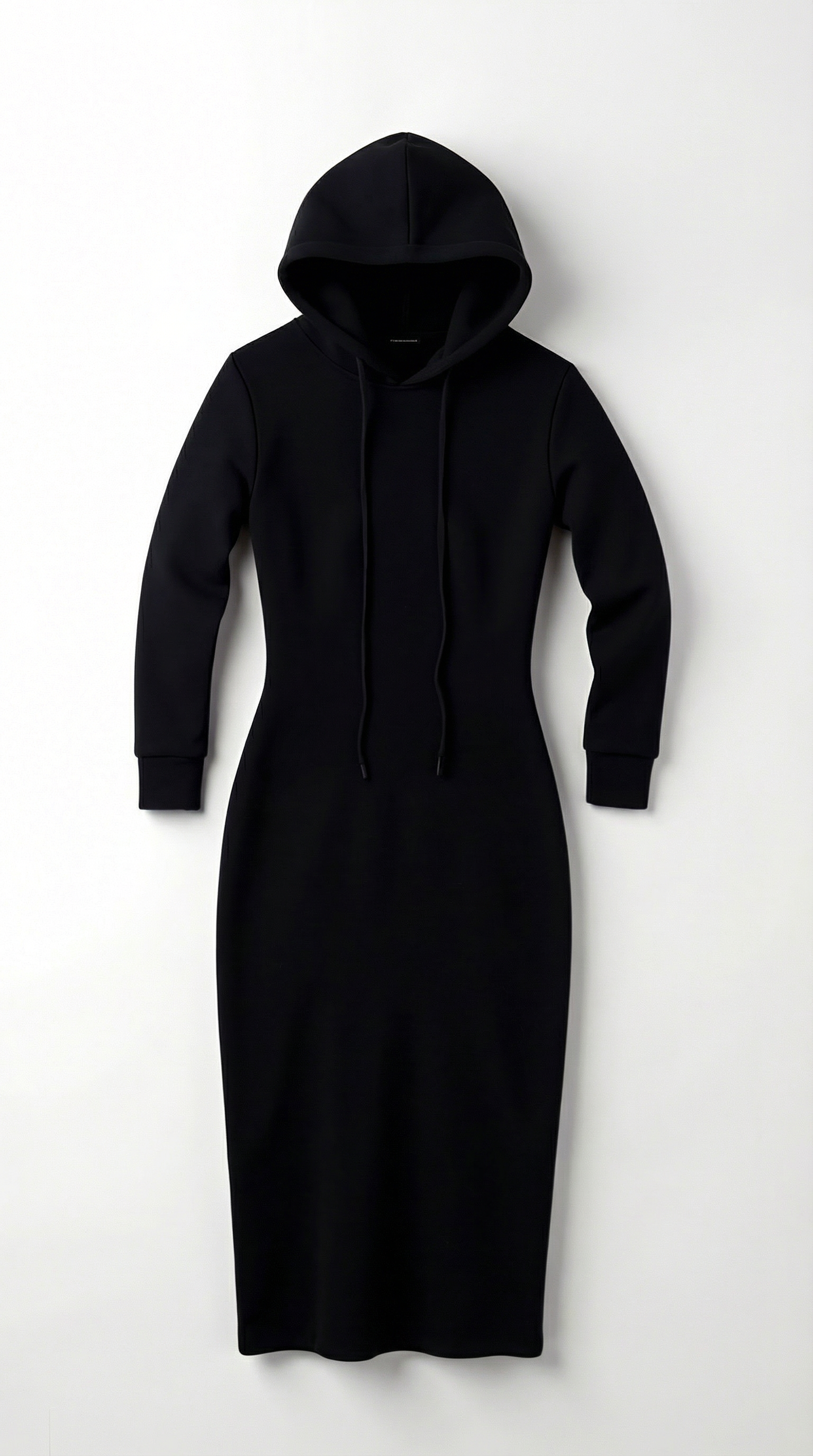 Vestido Maxi Bodycon Marilyn con Capucha Elegante