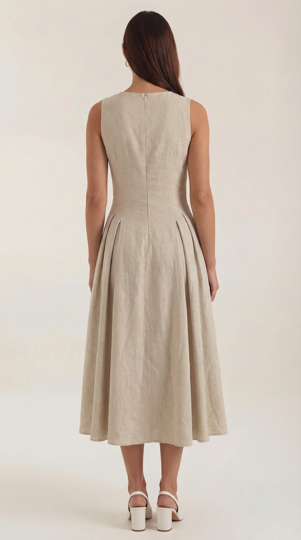 Vestido Midi Nancy con Detalle Cut-out