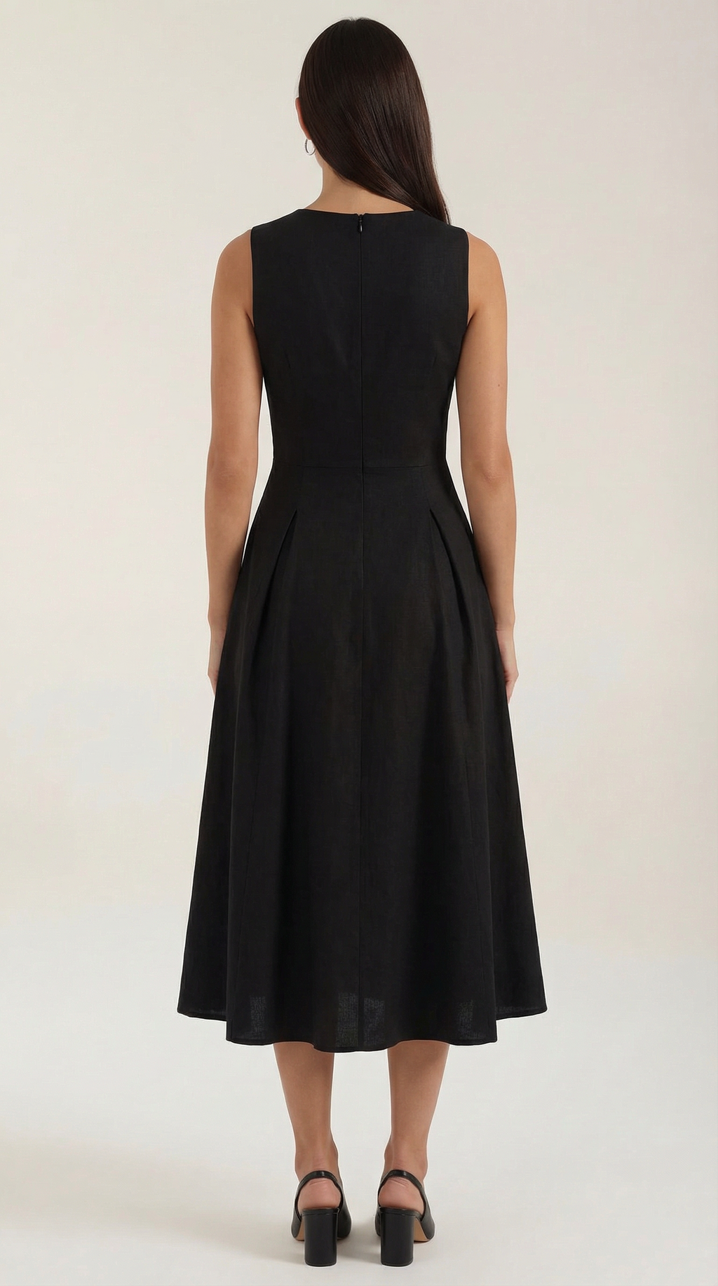 Vestido Midi Nancy con Detalle Cut-out