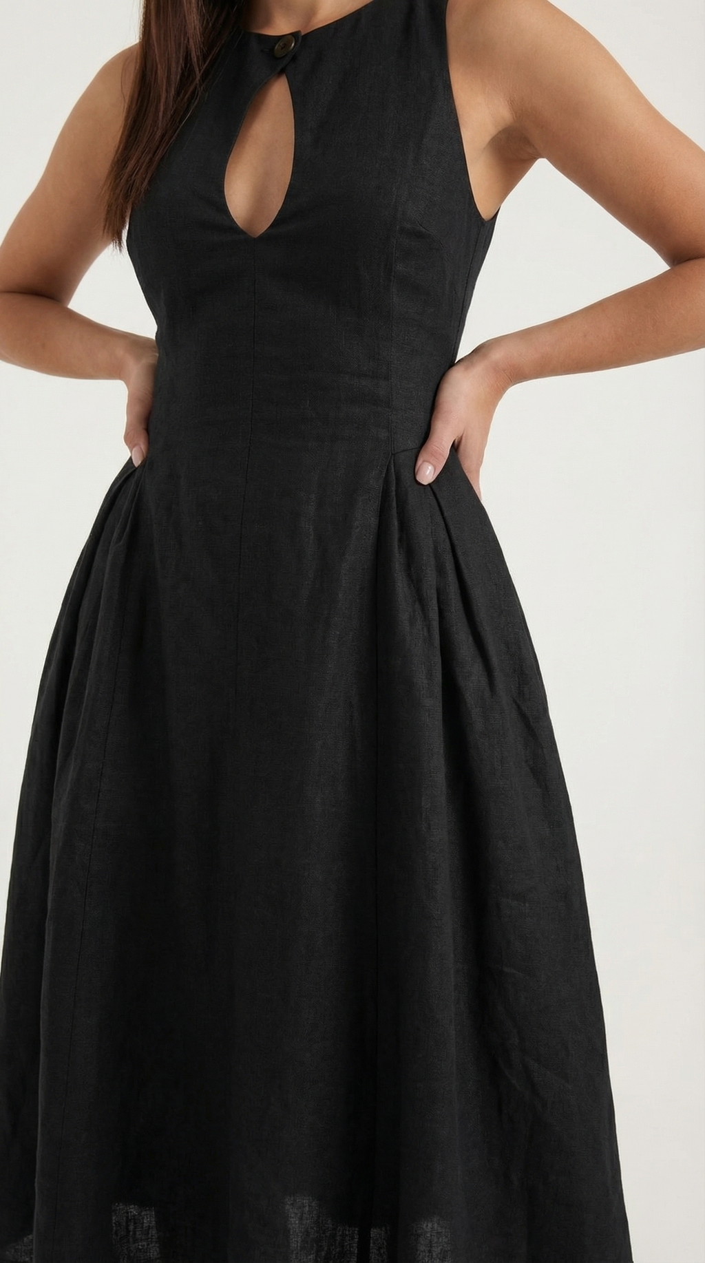 Vestido Midi Nancy con Detalle Cut-out
