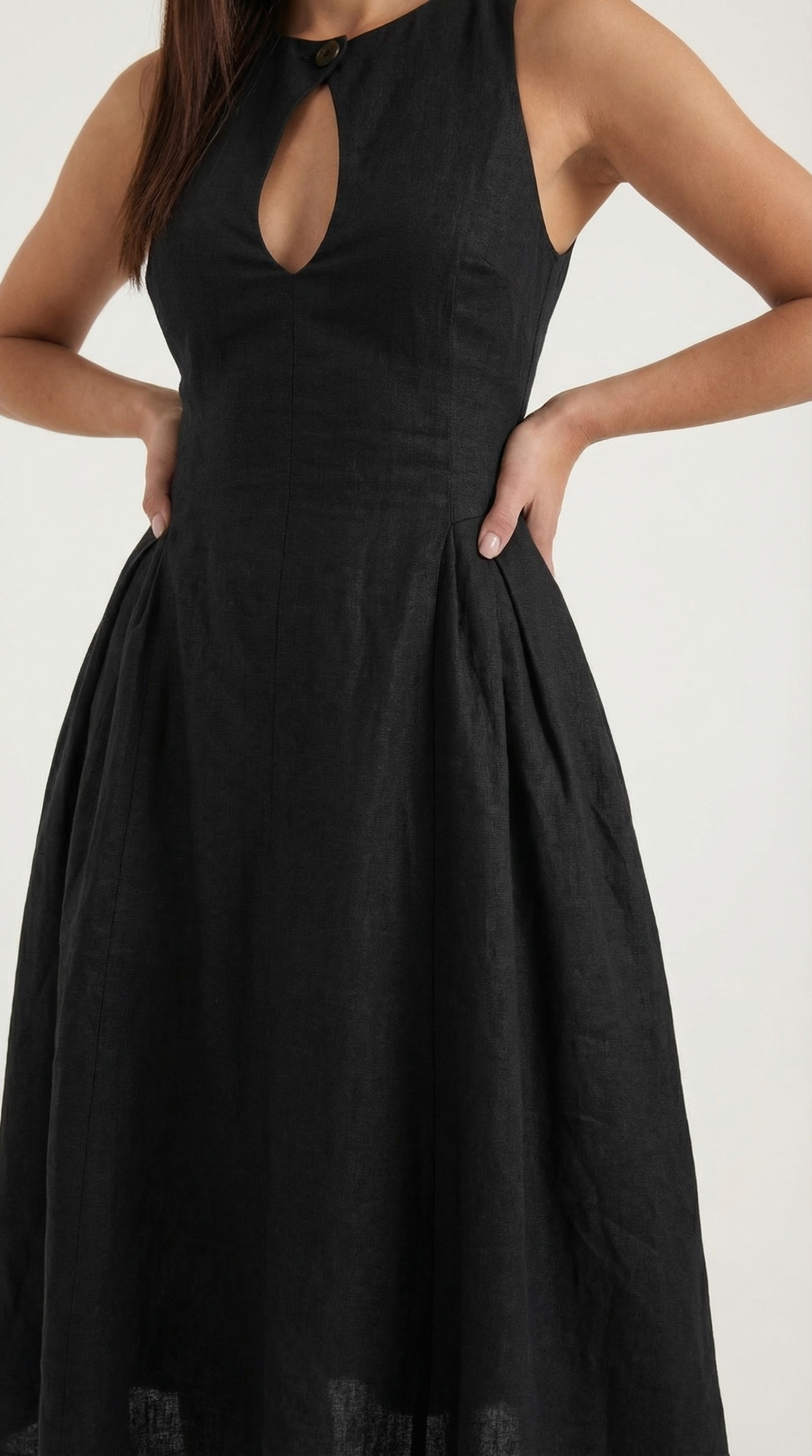 Vestido Midi Nancy con Detalle Cut-out