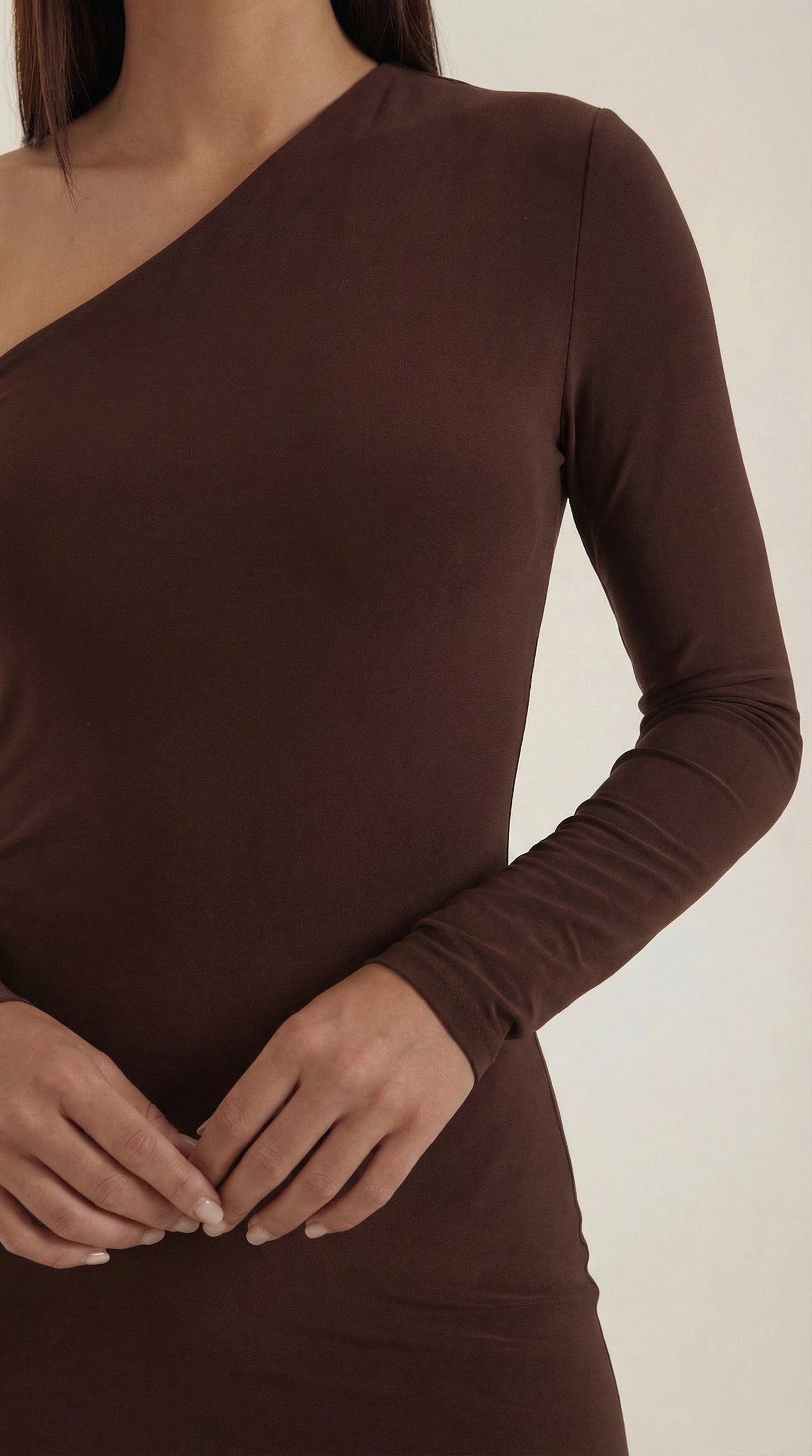 Roberta Langarm Bodycon Maxikleid