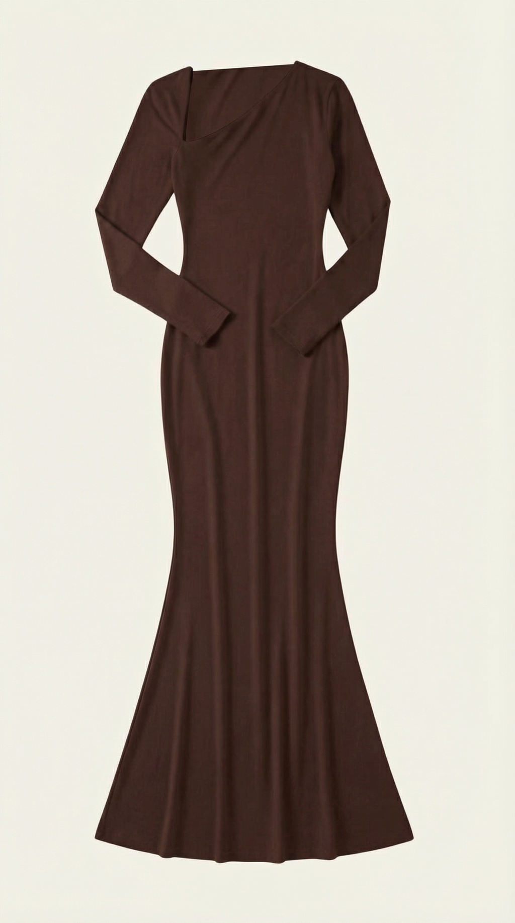 Roberta Langarm Bodycon Maxikleid