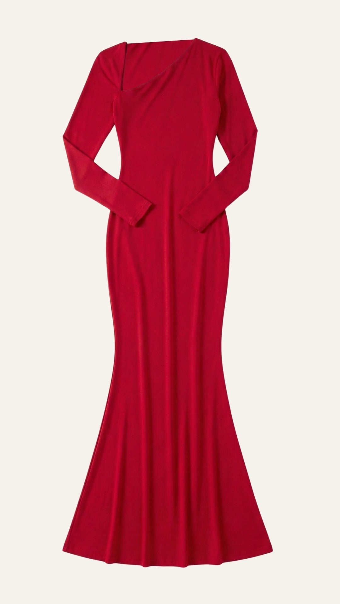 Roberta Langarm Bodycon Maxikleid