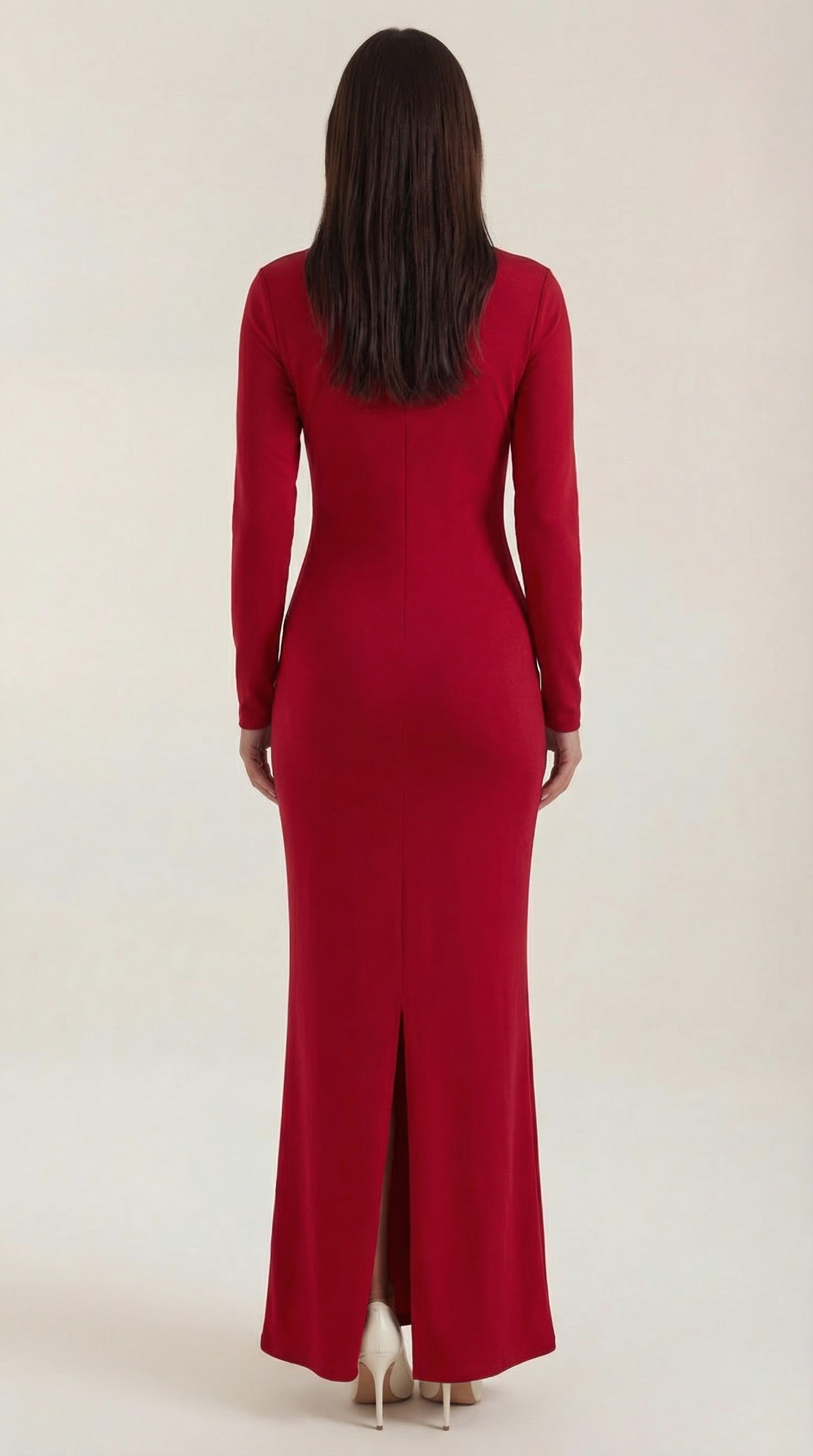 Roberta Langarm Bodycon Maxikleid