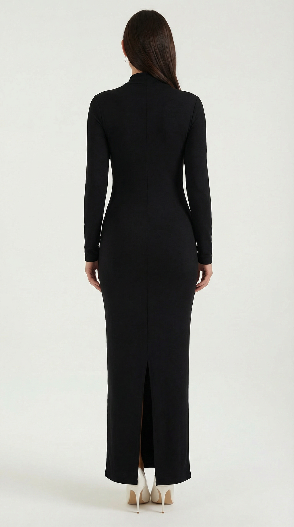 Roberta Langarm Bodycon Maxikleid