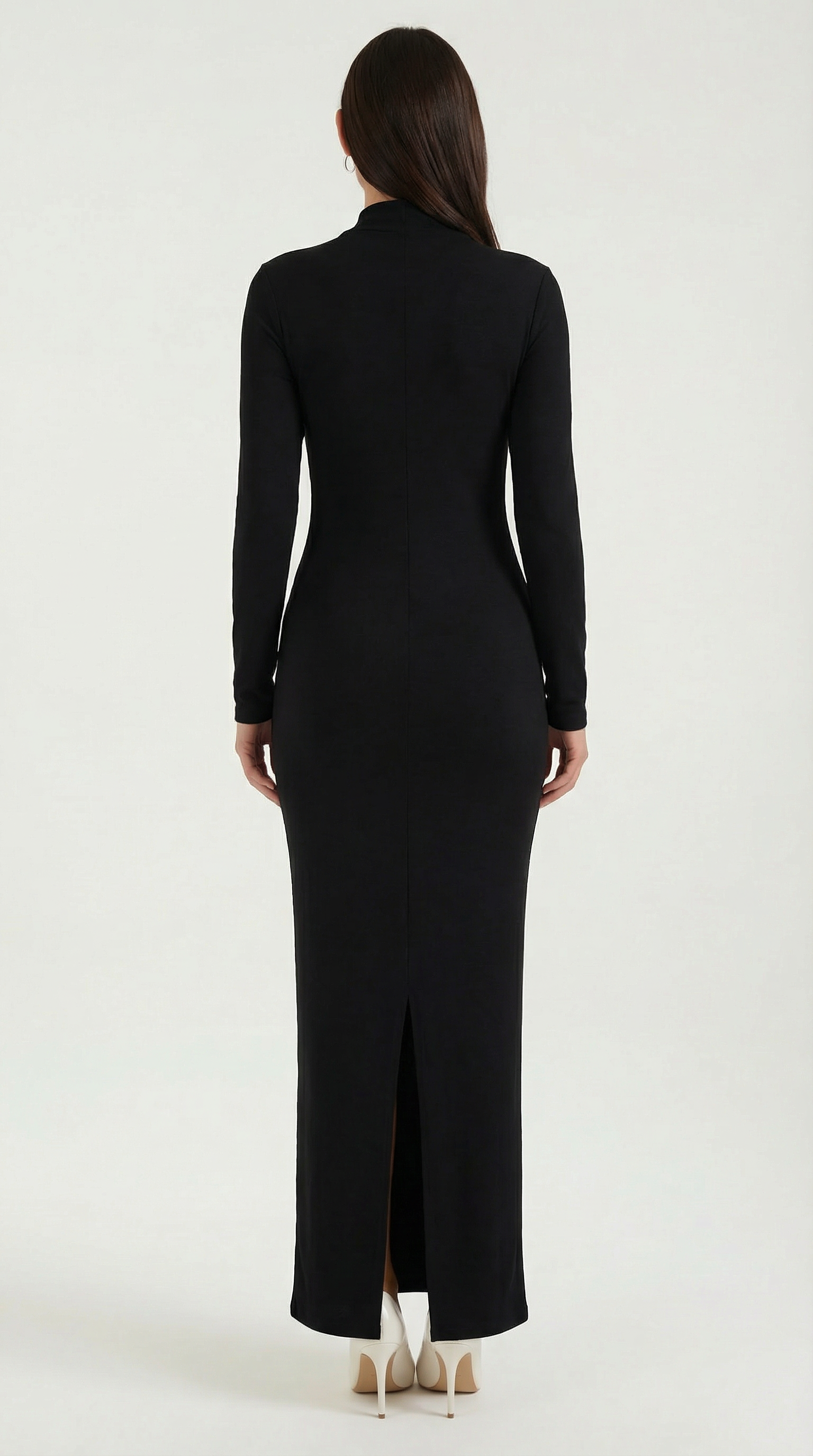 Roberta Langarm Bodycon Maxikleid