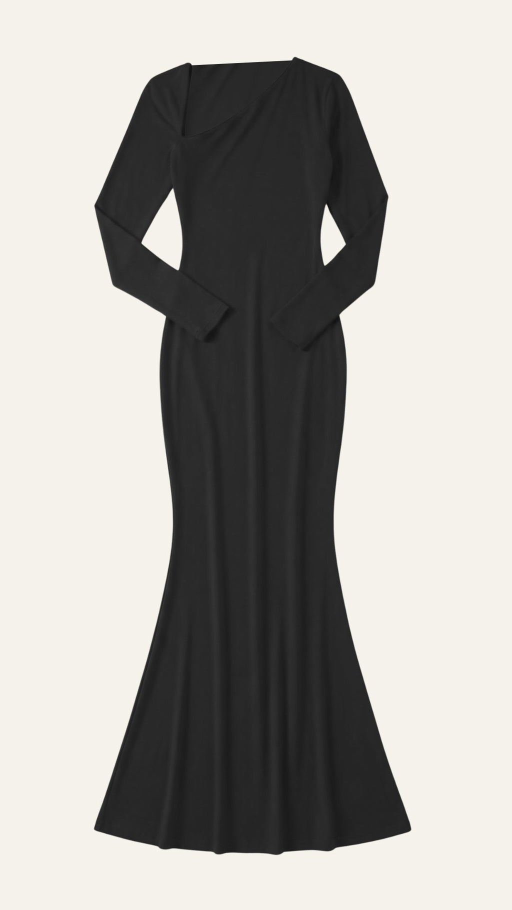 Roberta Langarm Bodycon Maxikleid