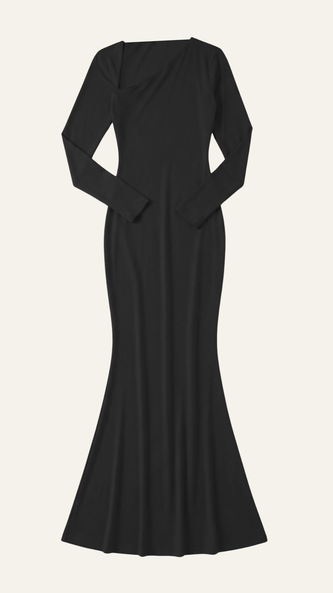 Roberta Langarm Bodycon Maxikleid