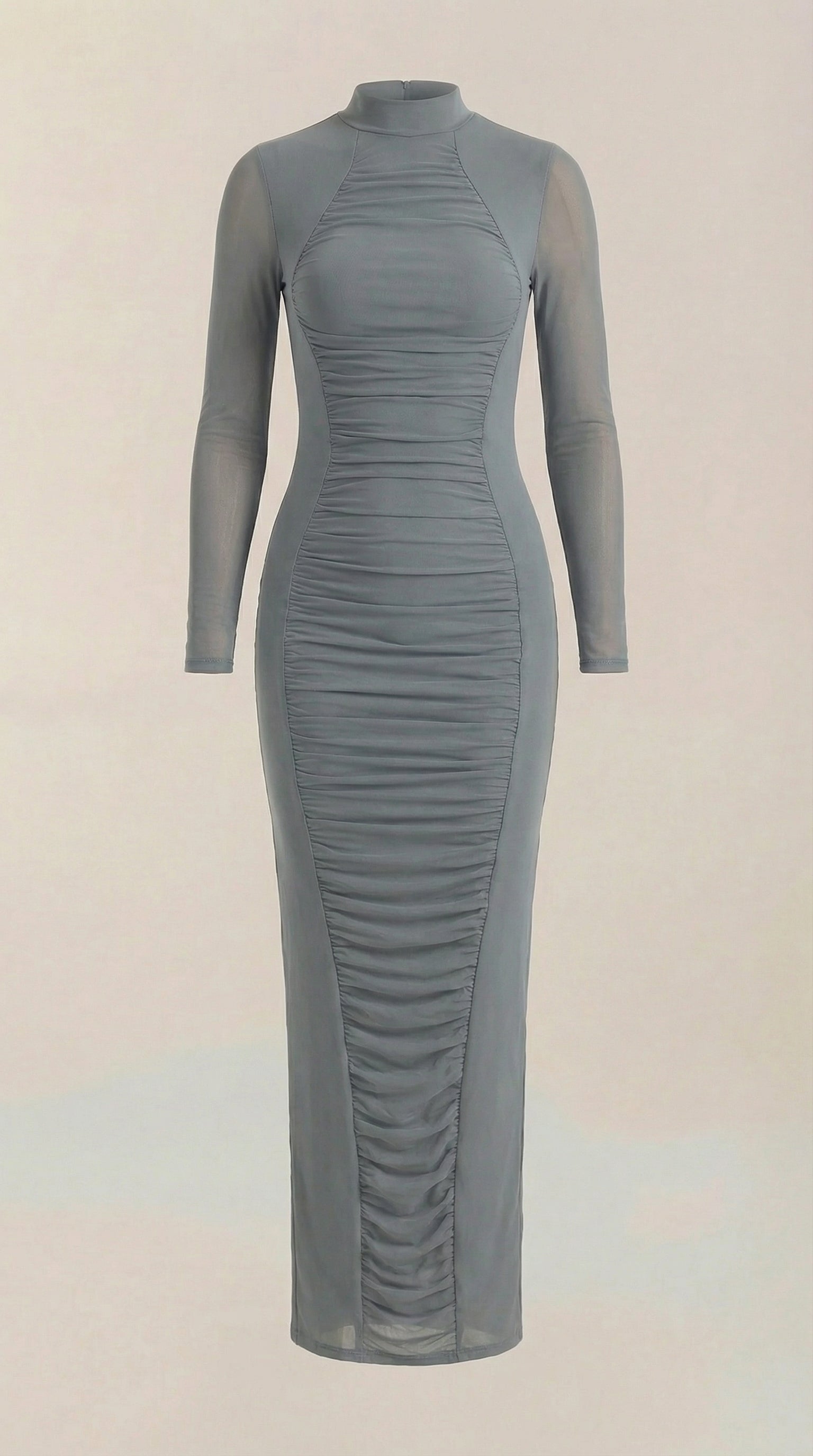 Vestido Maxi Susanna con Detalles Fruncidos
