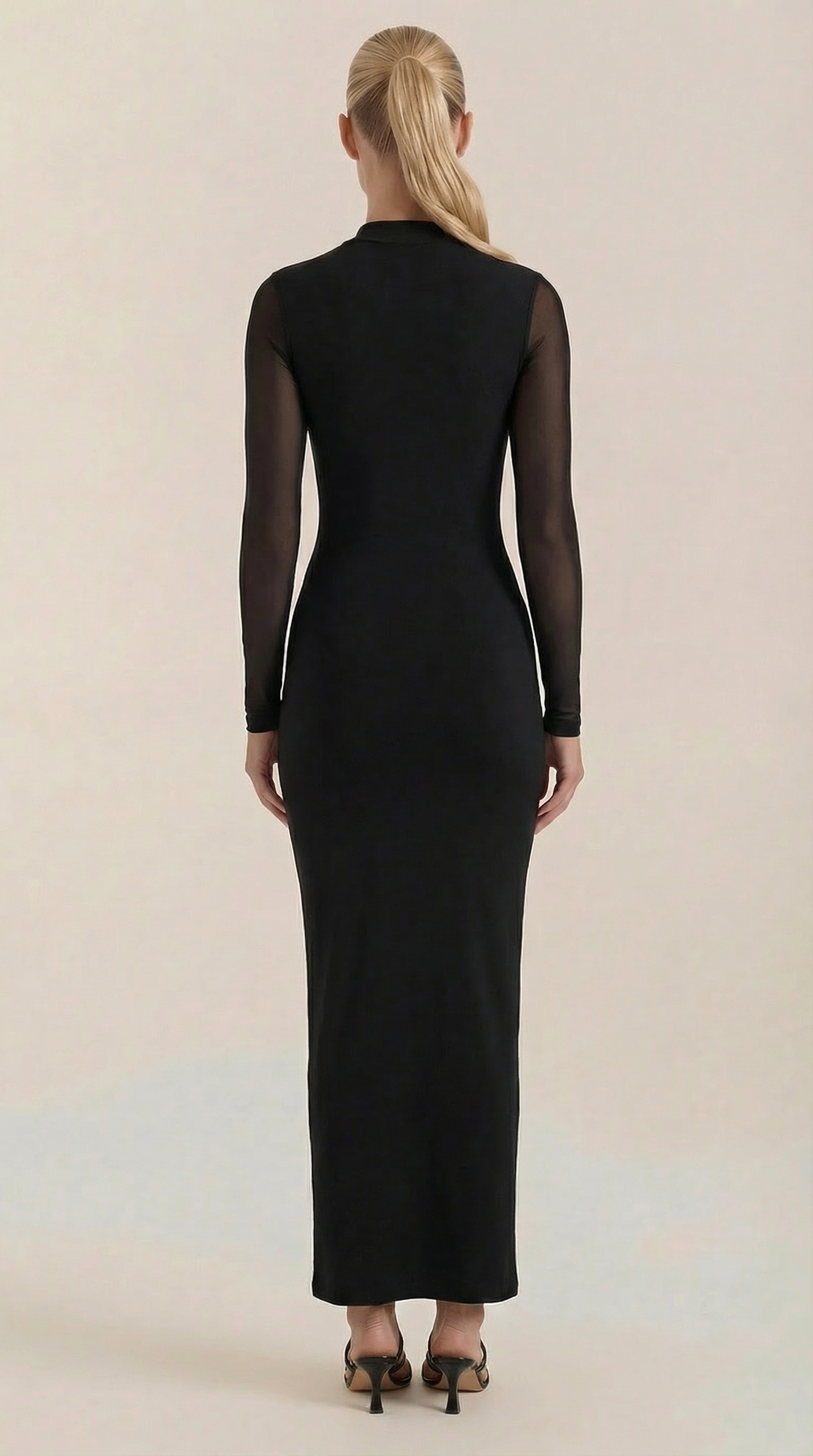 Vestido Maxi Susanna con Detalles Fruncidos