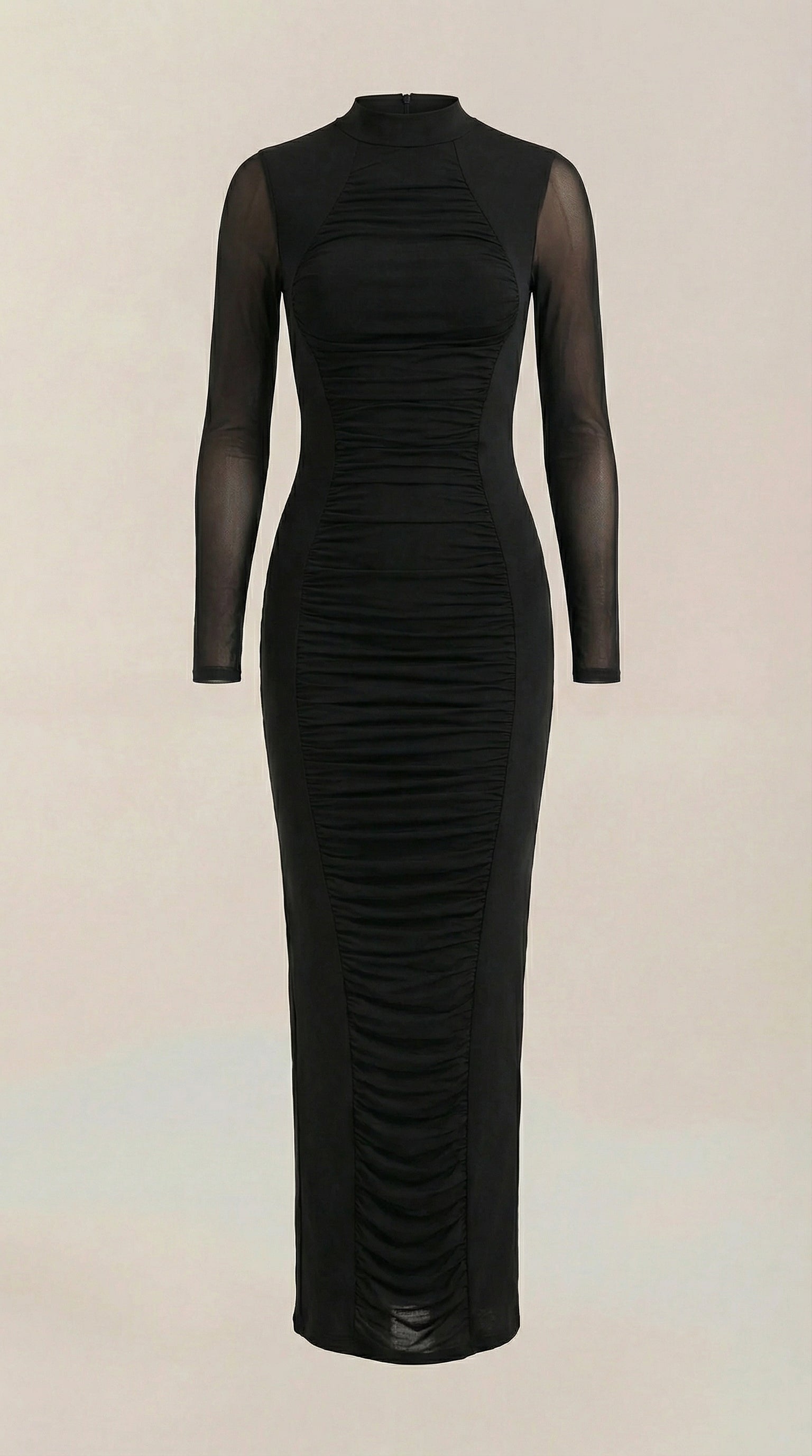 Vestido Maxi Susanna con Detalles Fruncidos