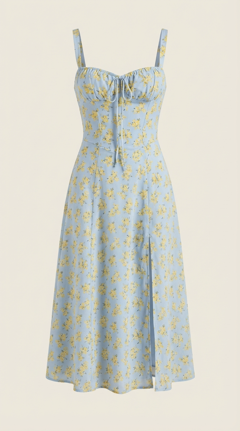 Vestido Midi de Verano Julia - Alta calidad