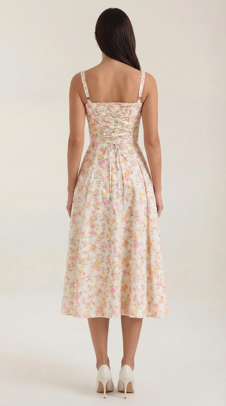 Vestido Midi de Verano Julia - Alta calidad