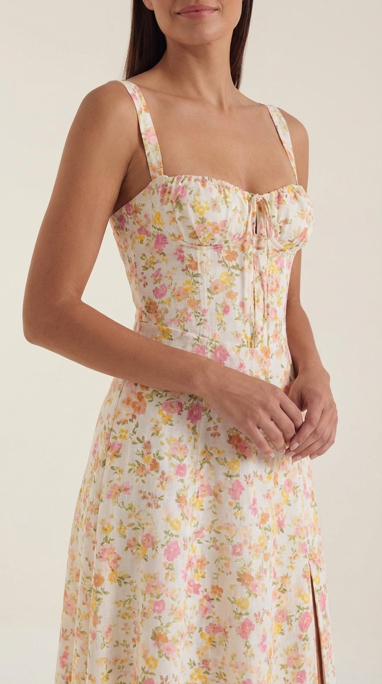 Vestido Midi de Verano Julia - Alta calidad