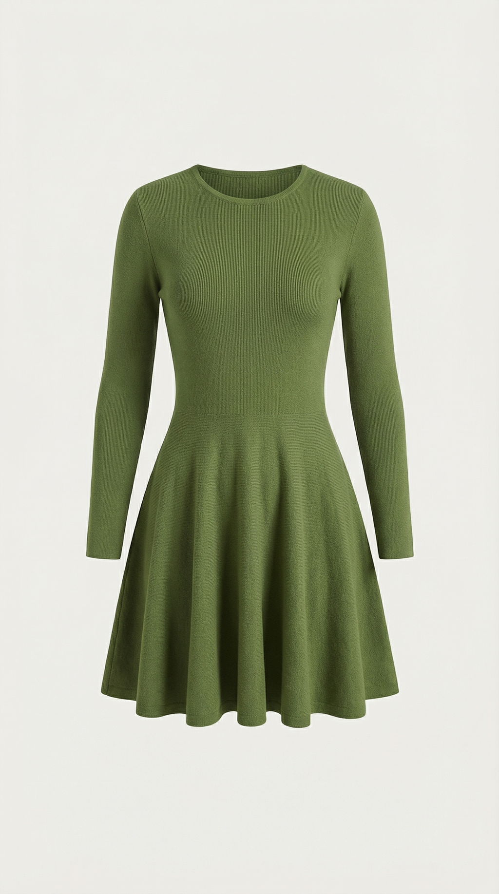 Tiffany Mini Dress con Mangas Largas y Pliegues