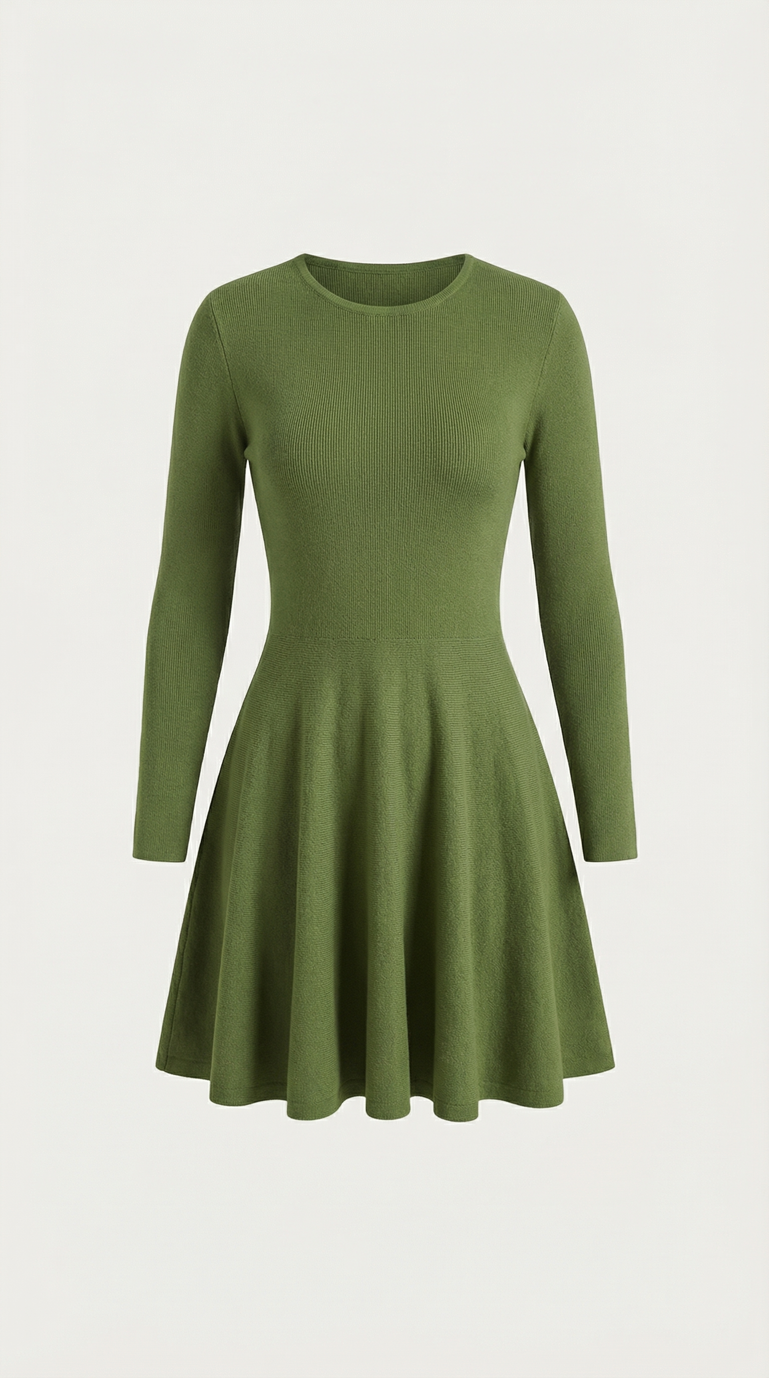 Tiffany Mini Dress con Mangas Largas y Pliegues